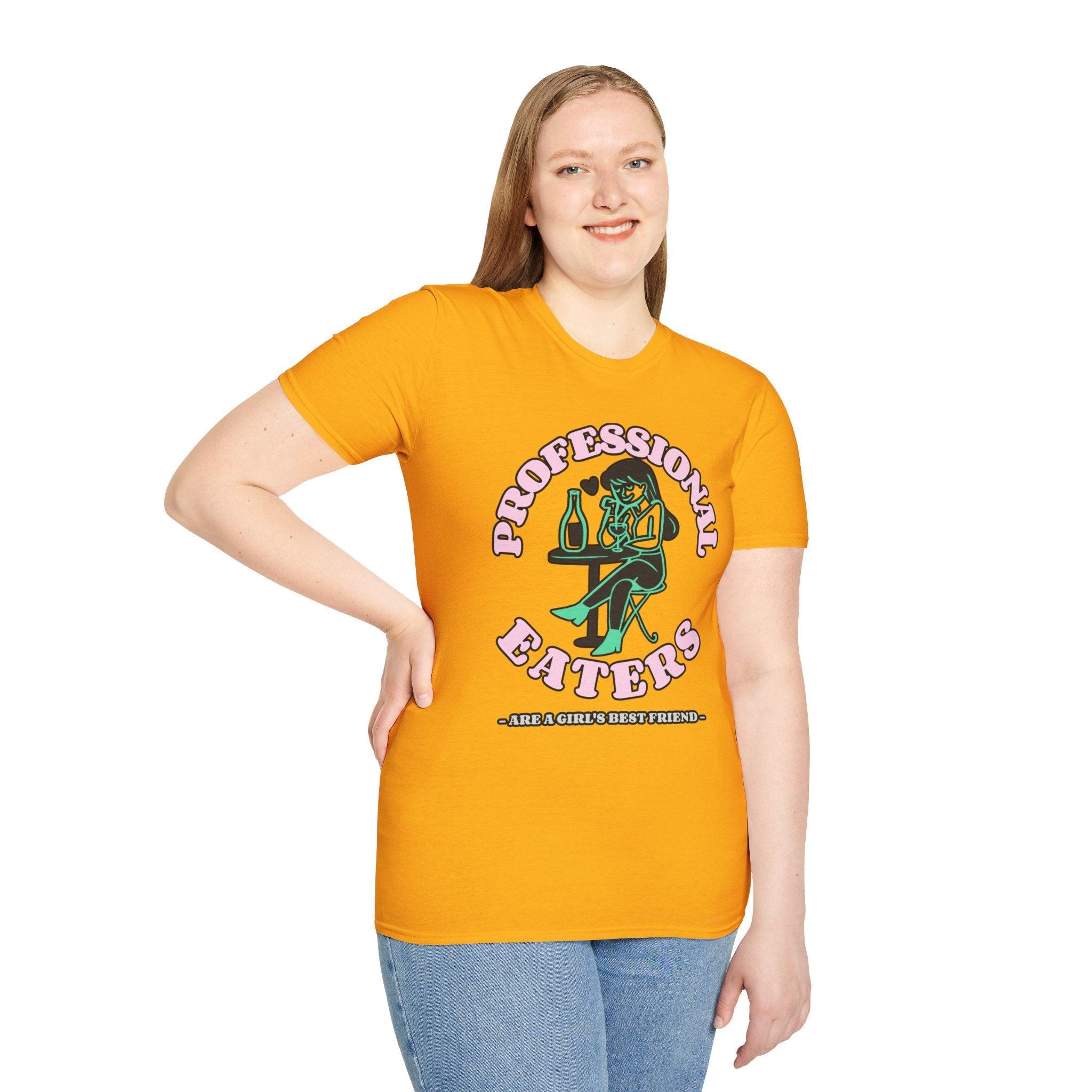 Professional eaters are a girl's best friend - Softstyle T-shirt - Witty Twisters Fashions