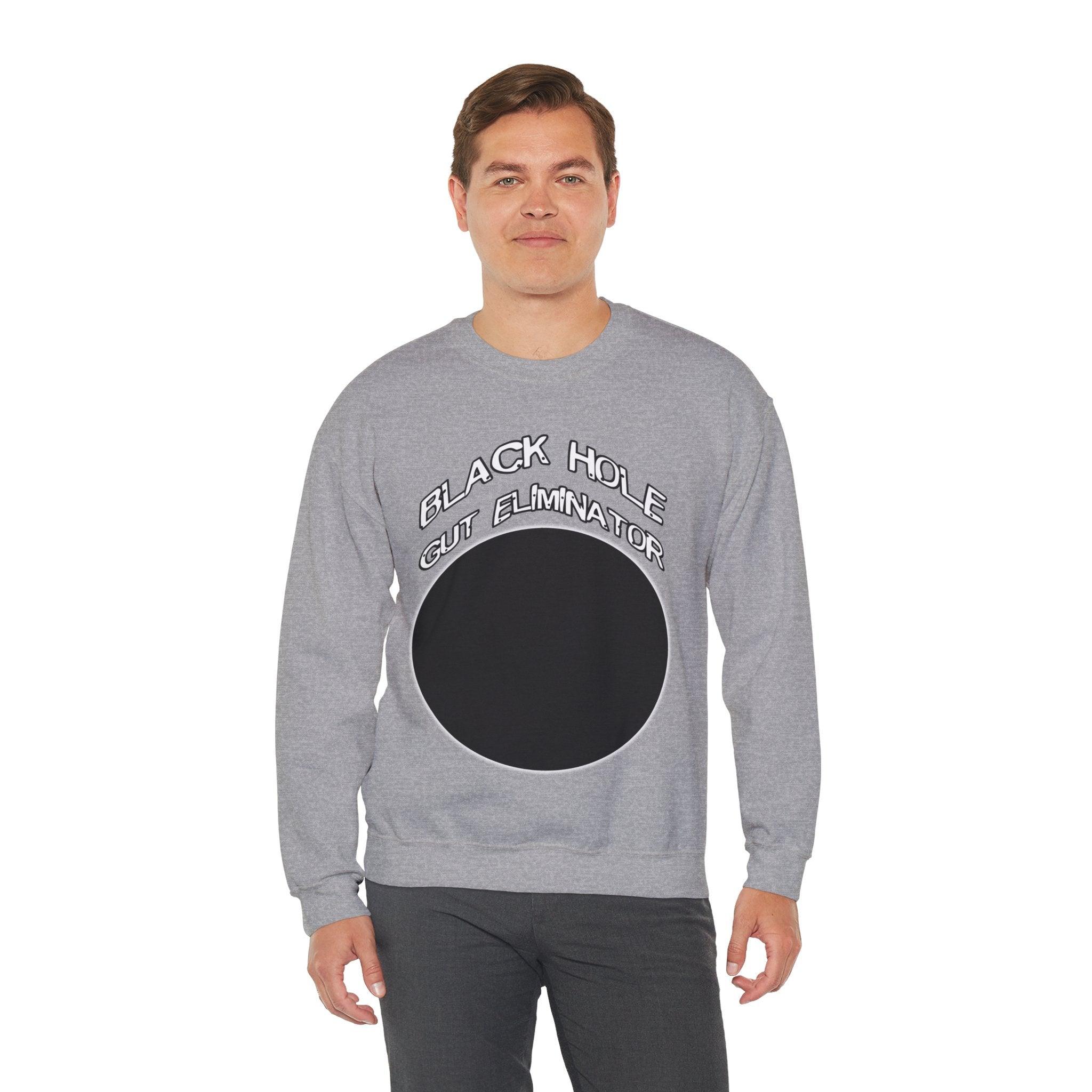 Black Hole Gut Eliminator - Sweatshirt - Witty Twisters Fashions