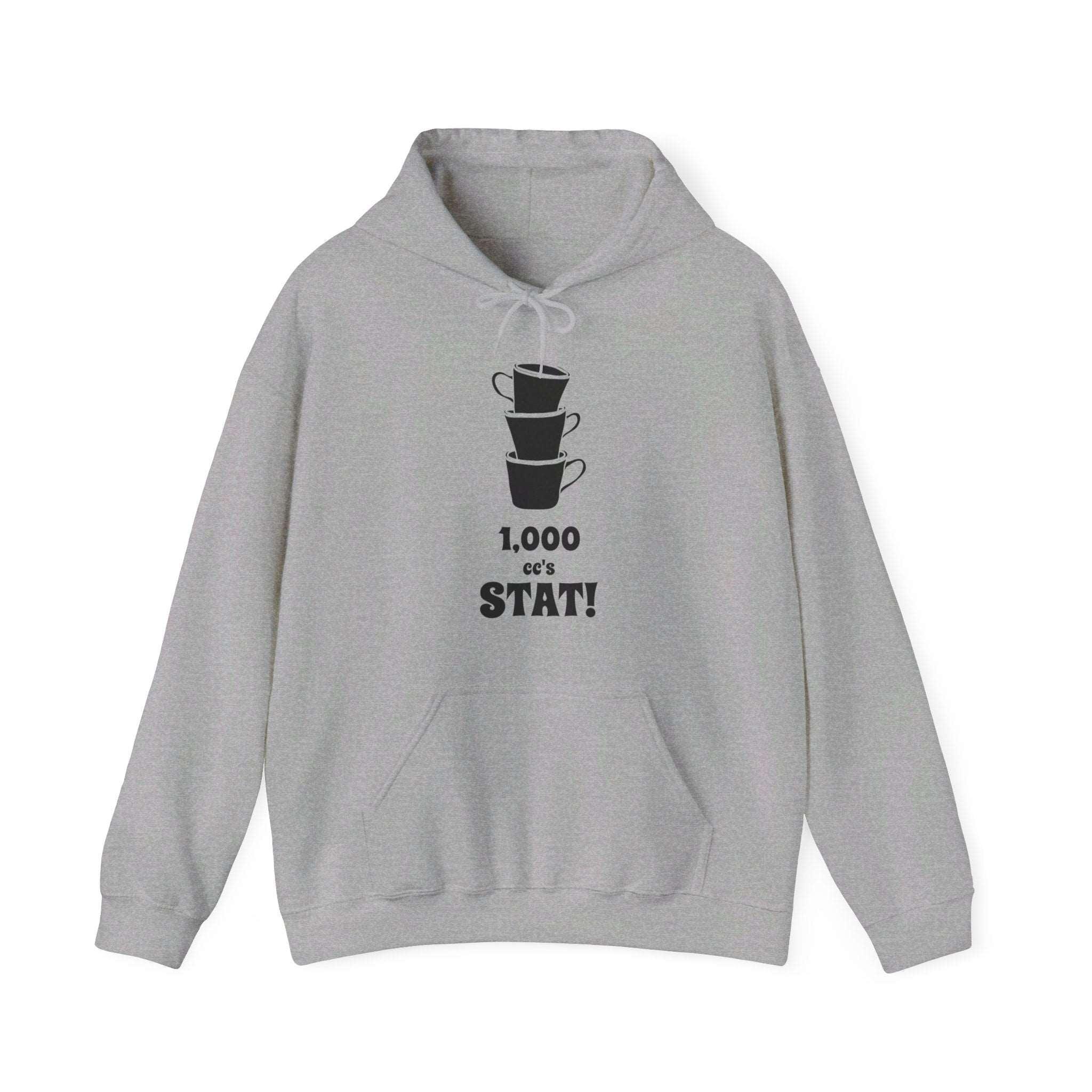 1,000 cc's Stat! - Hoodie - Witty Twisters Fashions