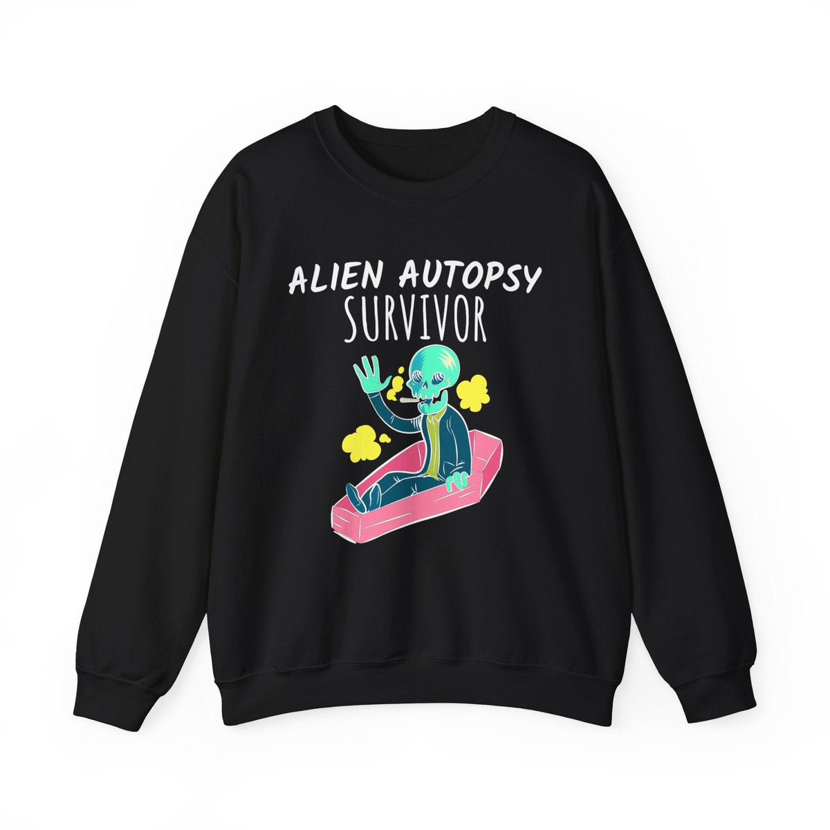 Alien Autopsy Survivor - Sweatshirt - Witty Twisters T-Shirts