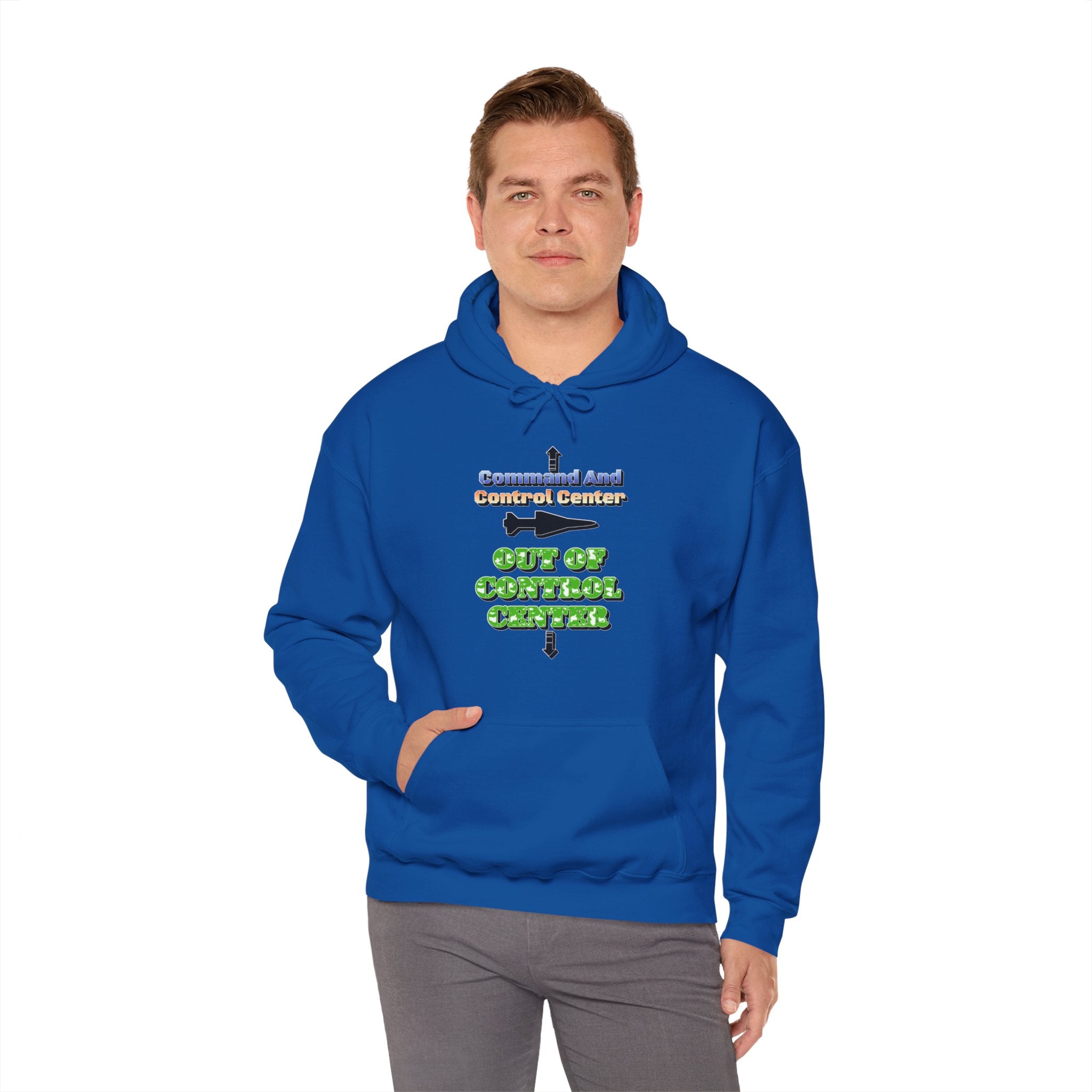 Command And Control Center Out Of Control Center - Hoodie