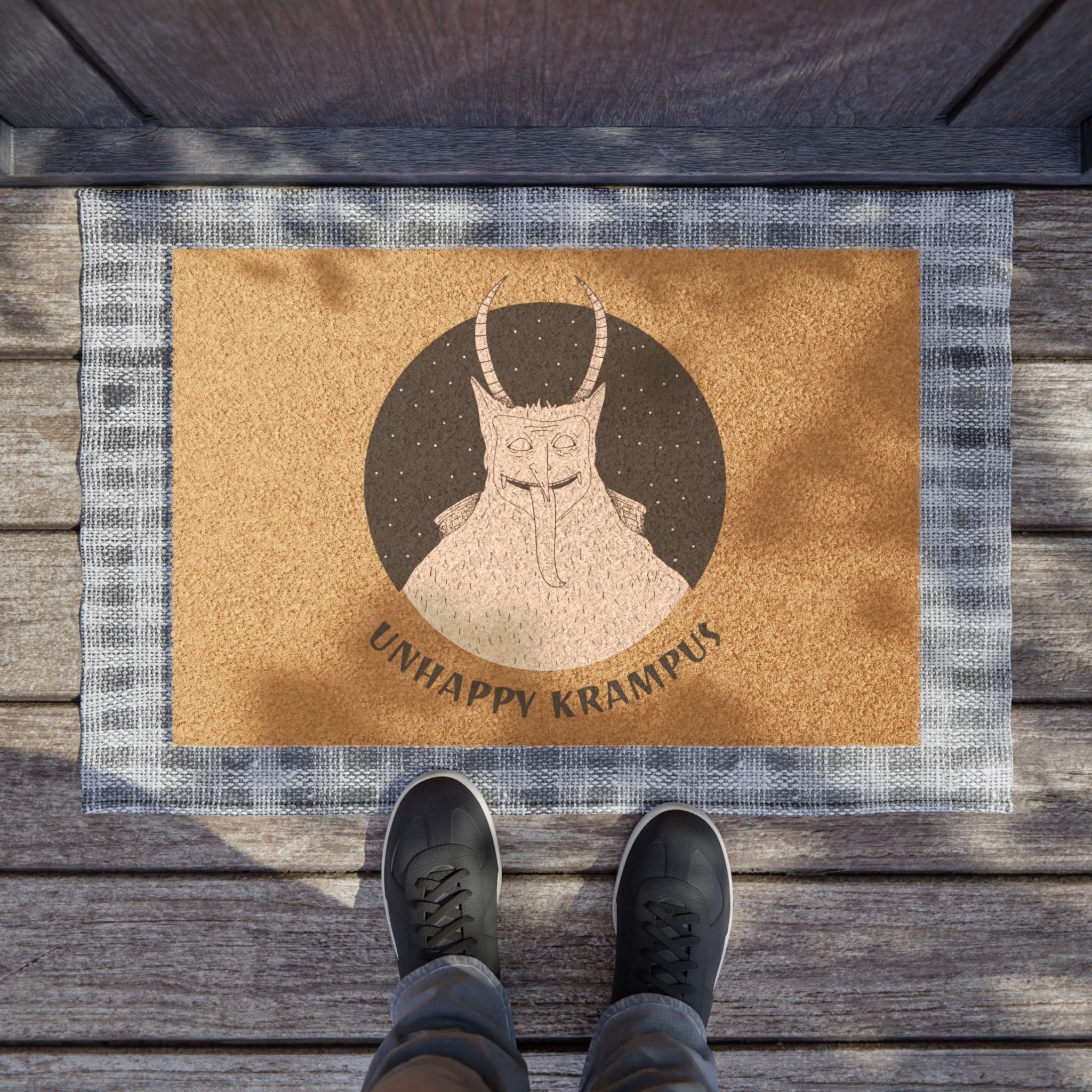 Unhappy Krampus - Doormat