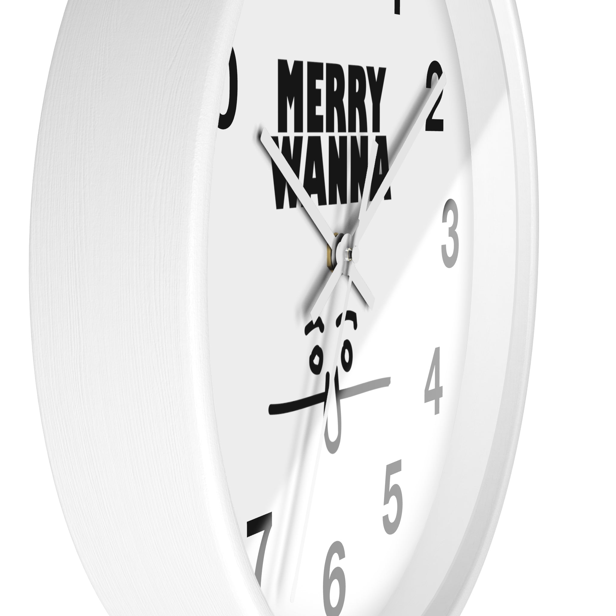 Merry Wanna - Wall Clock