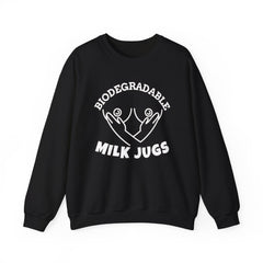 Biodegradable Milk Jugs - Sweatshirt - Witty Twisters Fashions