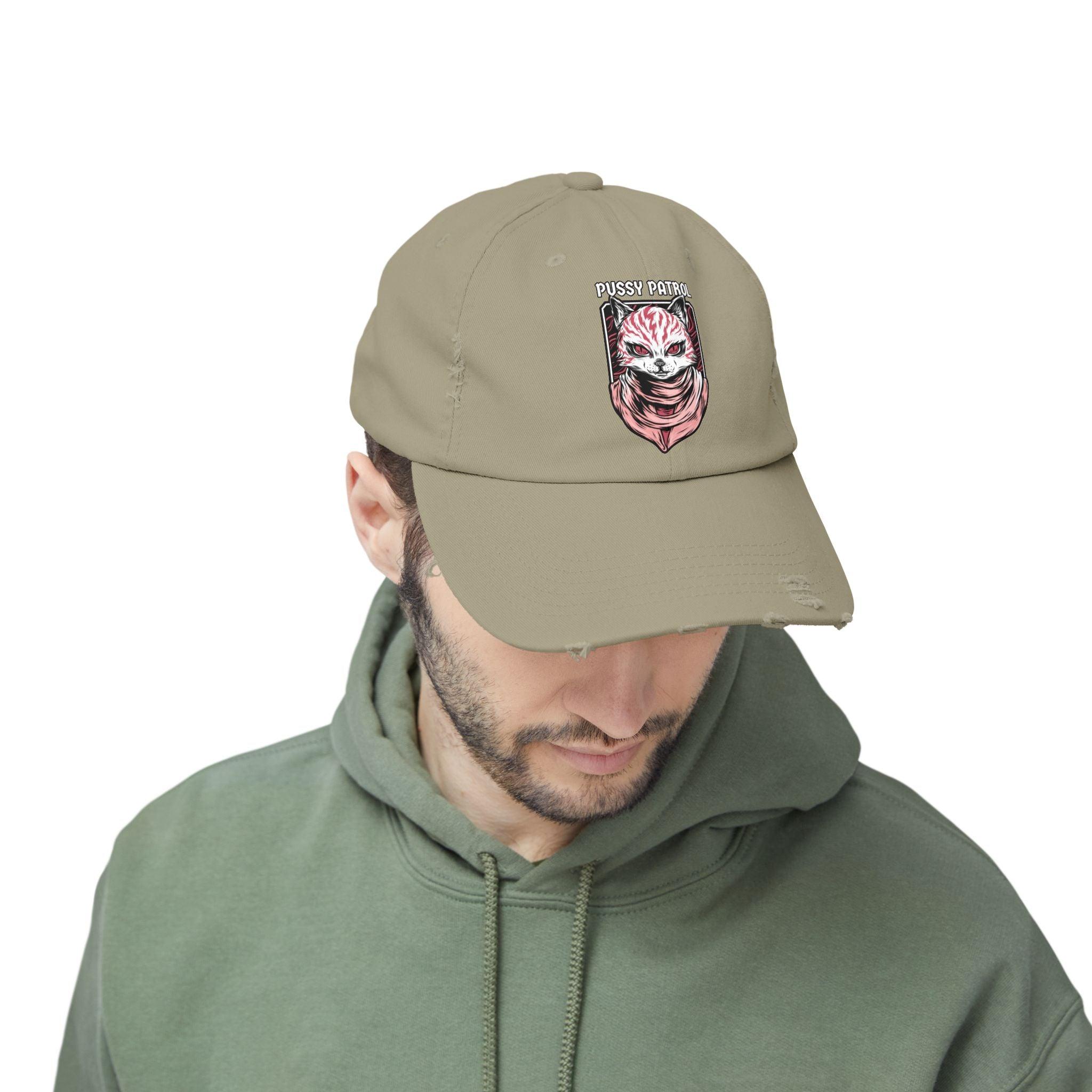 Pussy Patrol - Cotton Twill Distressed Baseball Cap