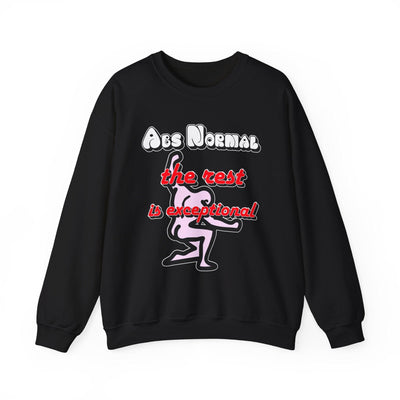 Abs Normal The Rest Is Exceptional - Sweatshirt - Witty Twisters T-Shirts