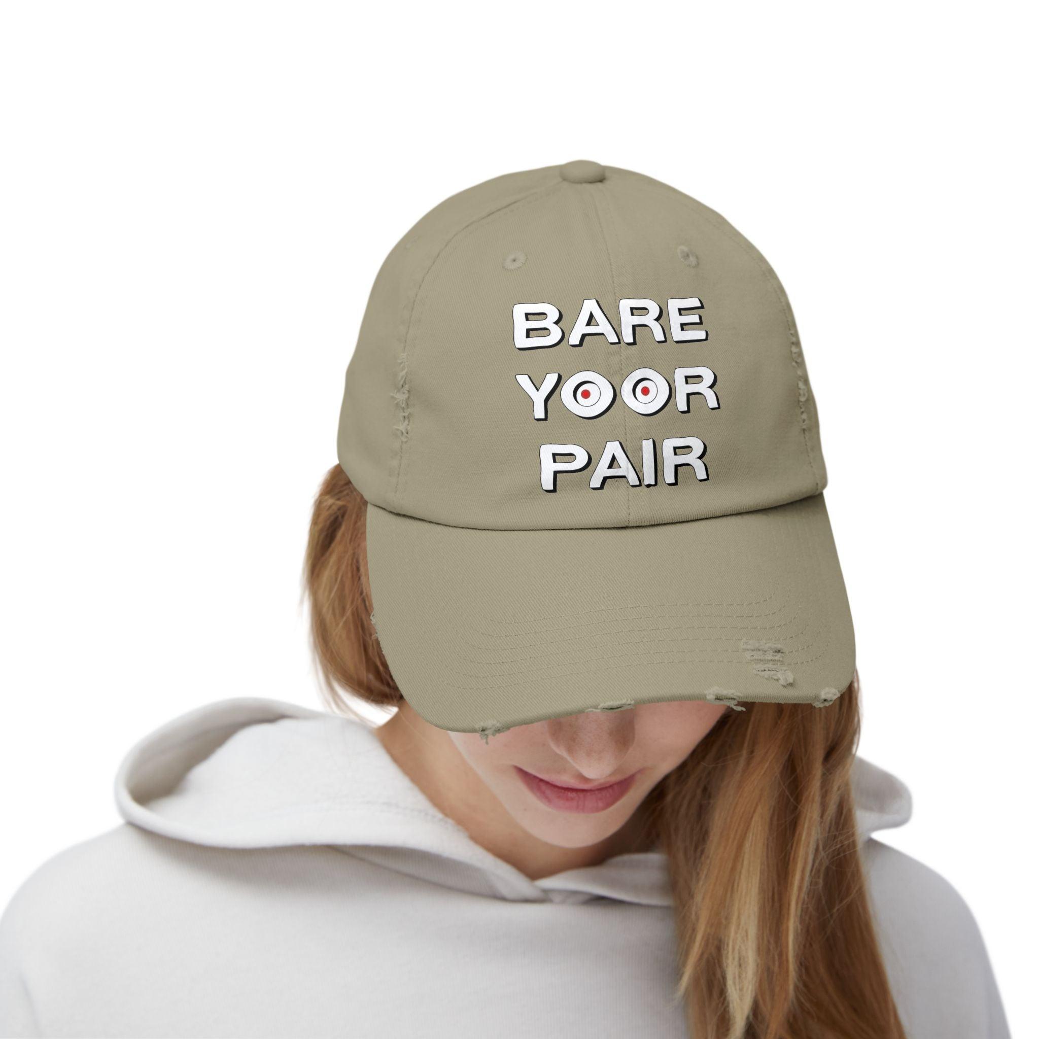 Bare Yoor Pair - Cotton Twill Distressed Baseball Cap