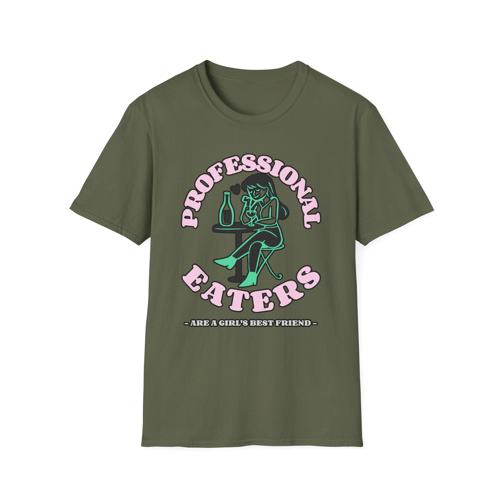 Professional eaters are a girl's best friend - Softstyle T-shirt - Witty Twisters Fashions