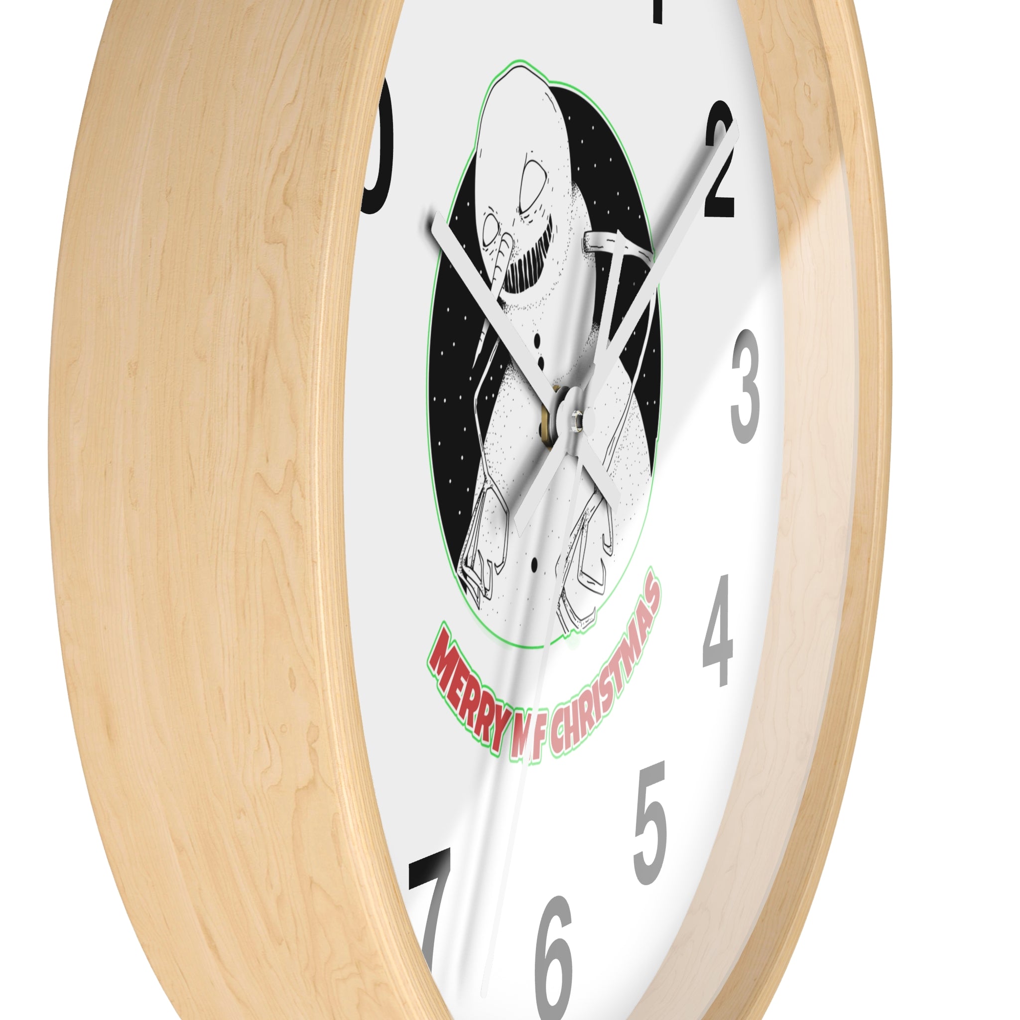 Merry MF Christmas - Wall Clock