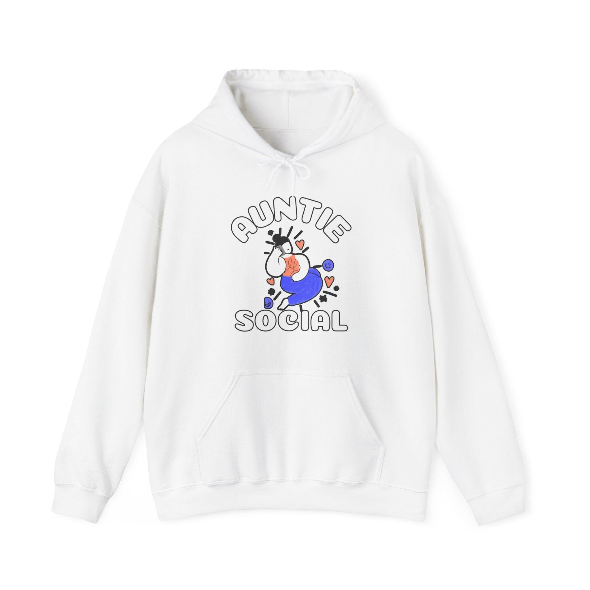 Auntie Social - Hoodie - Witty Twisters Fashions