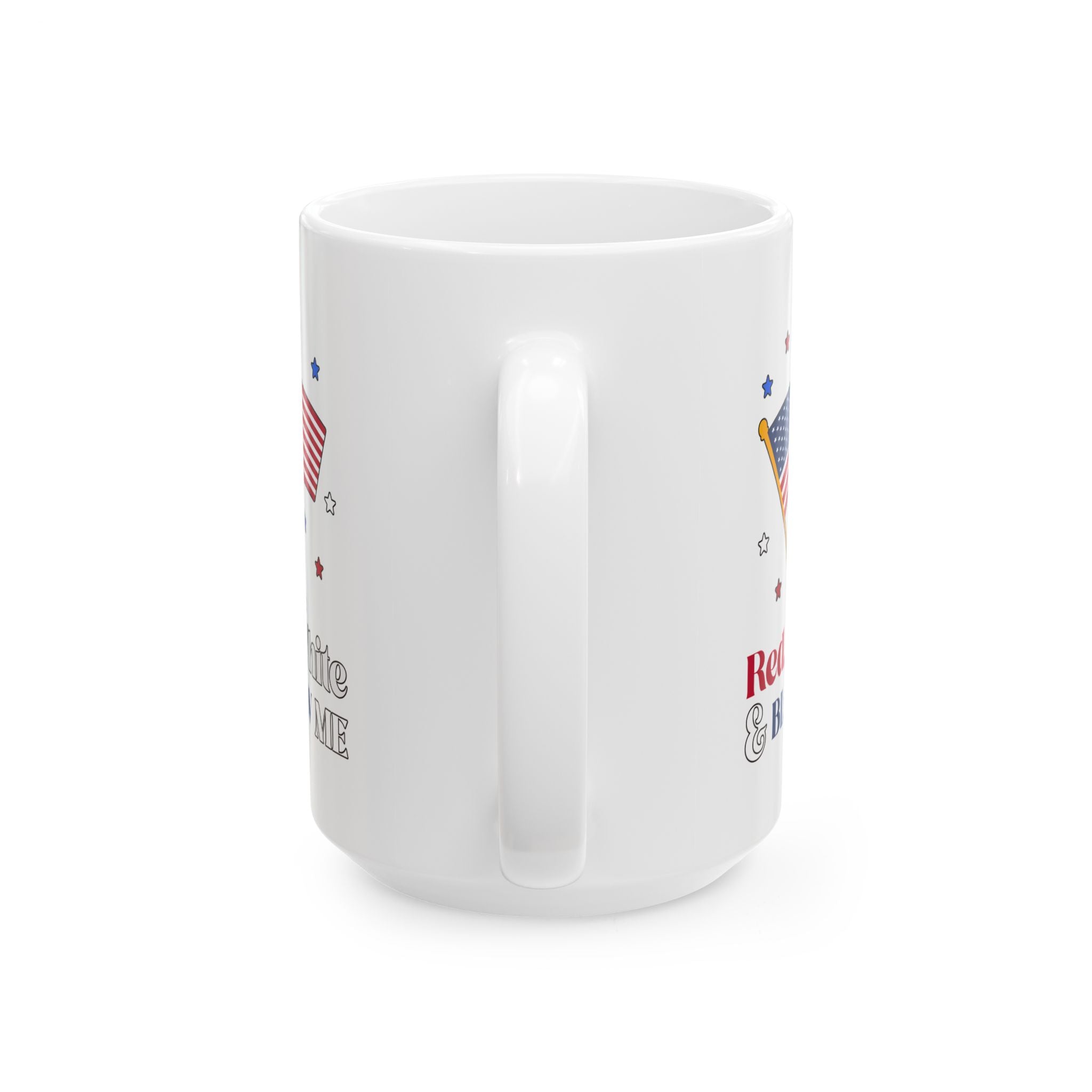 Red, white and blow me - Ceramic Coffee Mug 11oz, 15oz