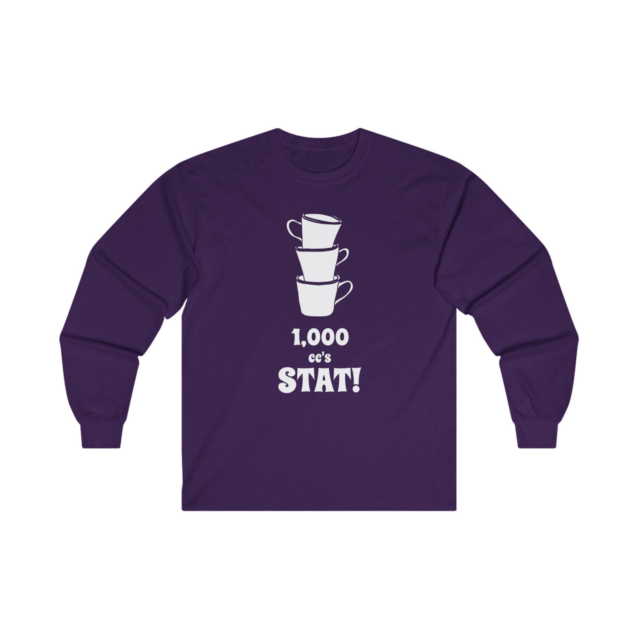 1,000 cc's Stat! - Long-Sleeve Tee - Witty Twisters Fashions