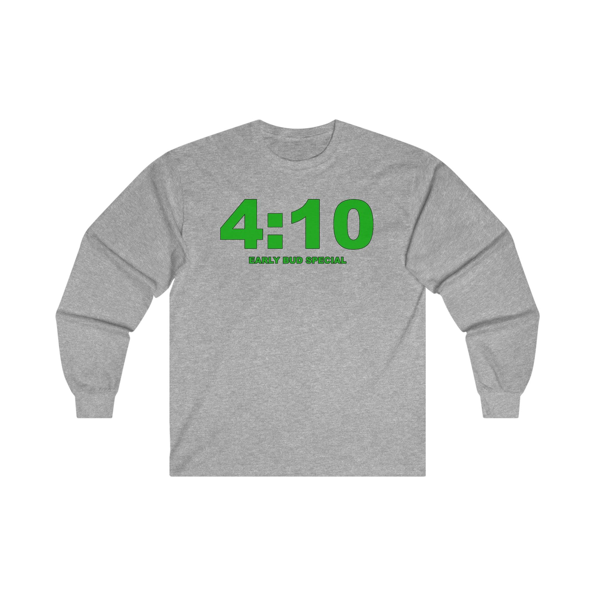 4:10 Early Bud Special - Long-Sleeve Tee - Witty Twisters Fashions