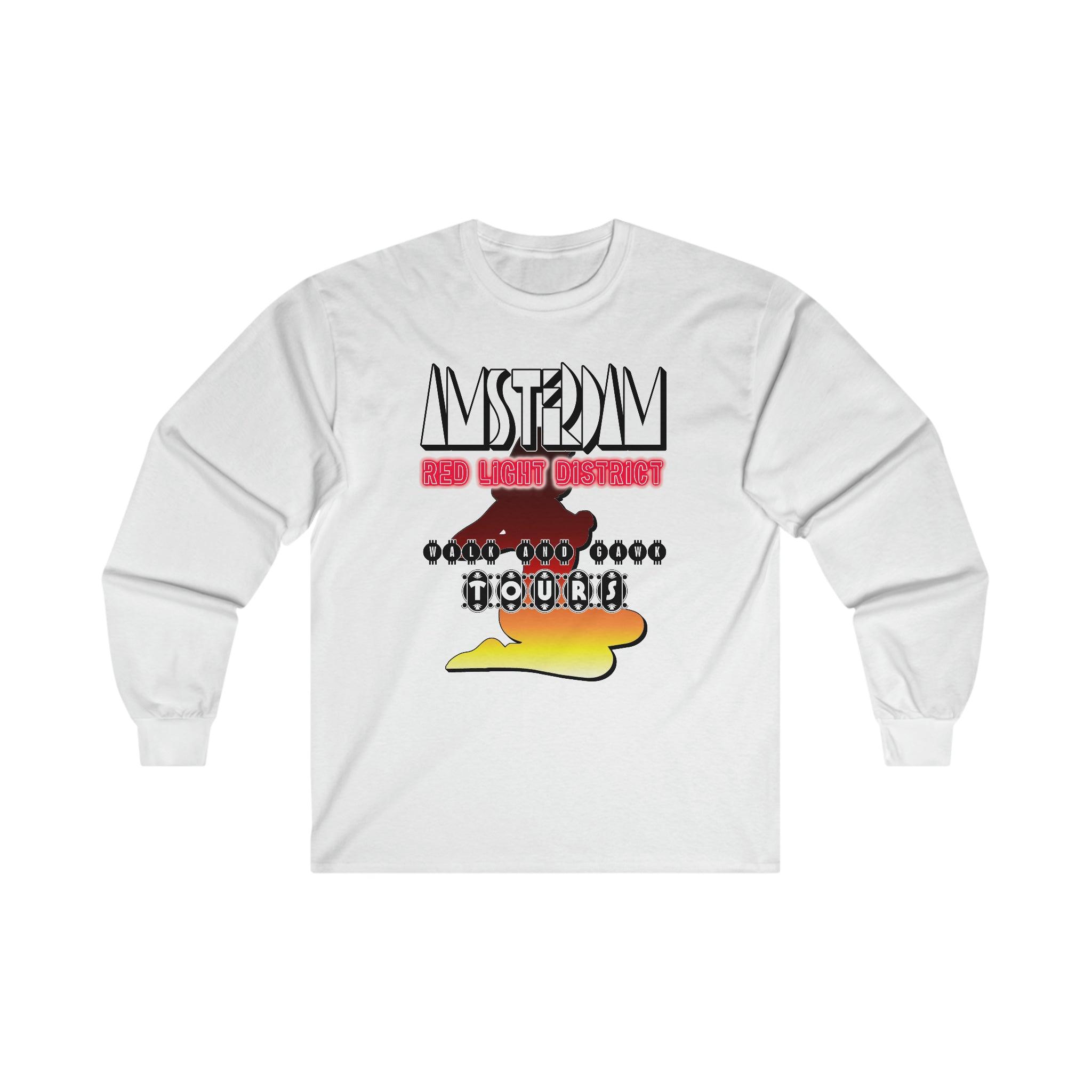 Amsterdam Red Light District Walk And Gawk Tours - Long-Sleeve Tee - Witty Twisters Fashions