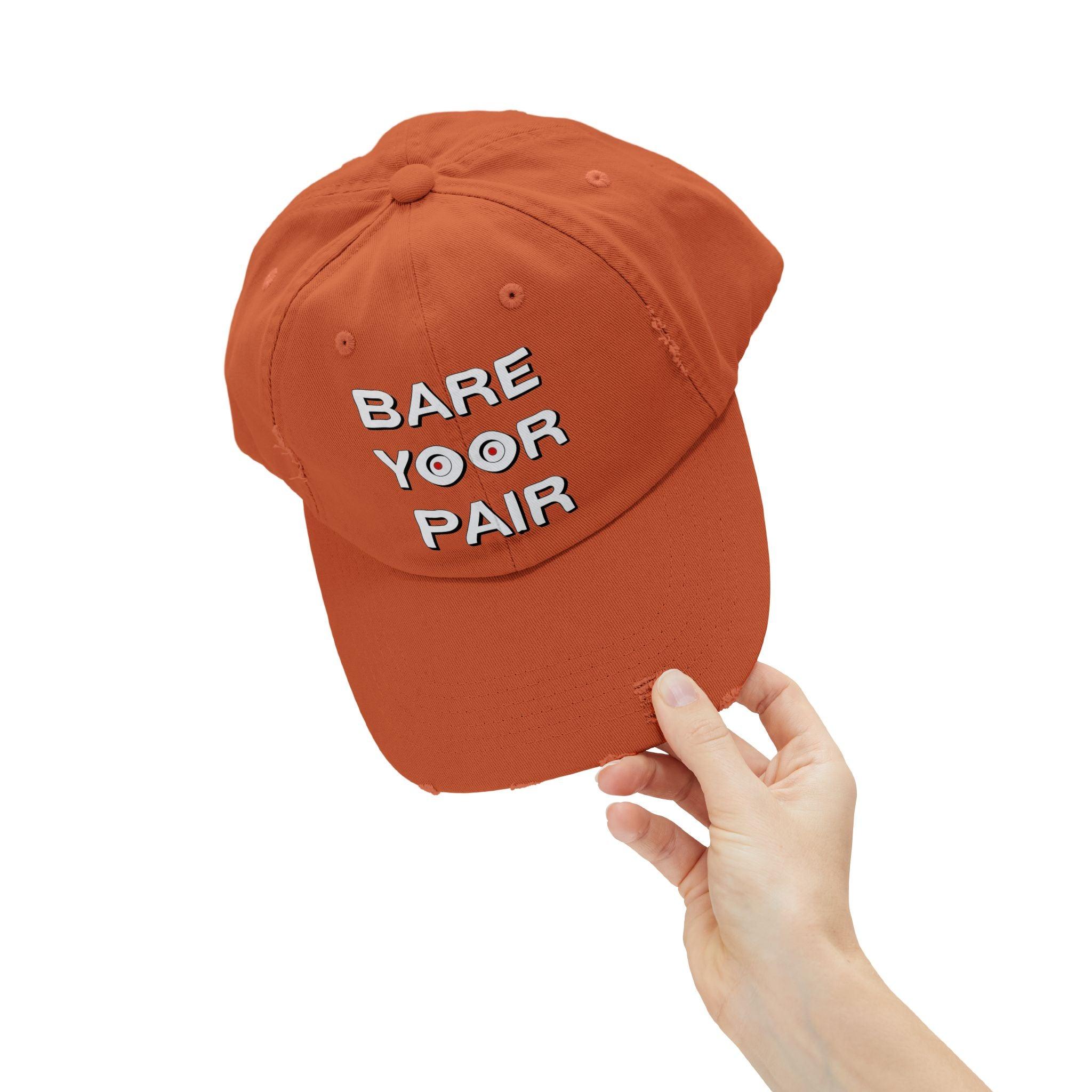 Bare Yoor Pair - Cotton Twill Distressed Baseball Cap