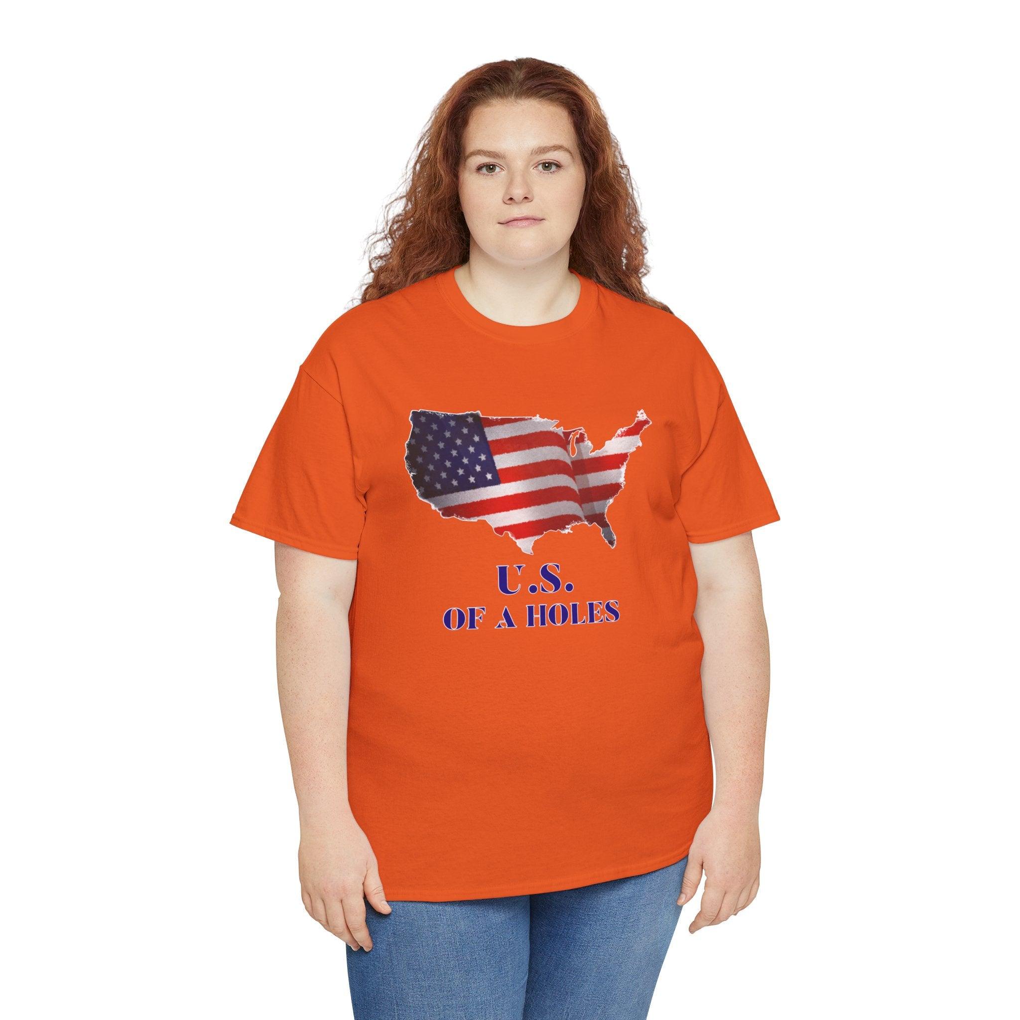 US of A holes - T-Shirt - Witty Twisters Fashions