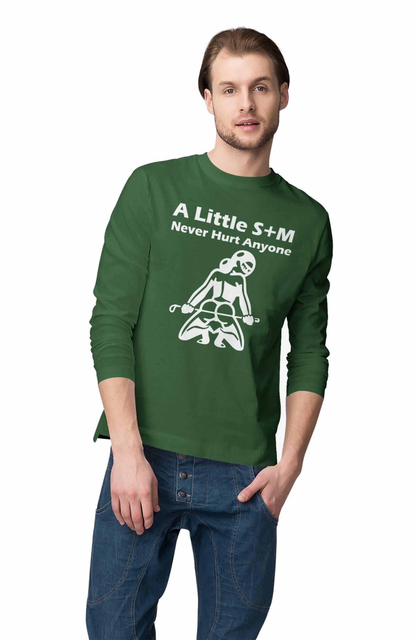 A Little S+M Never Hurt Anyone - Long-Sleeve Tee - Witty Twisters Fashions