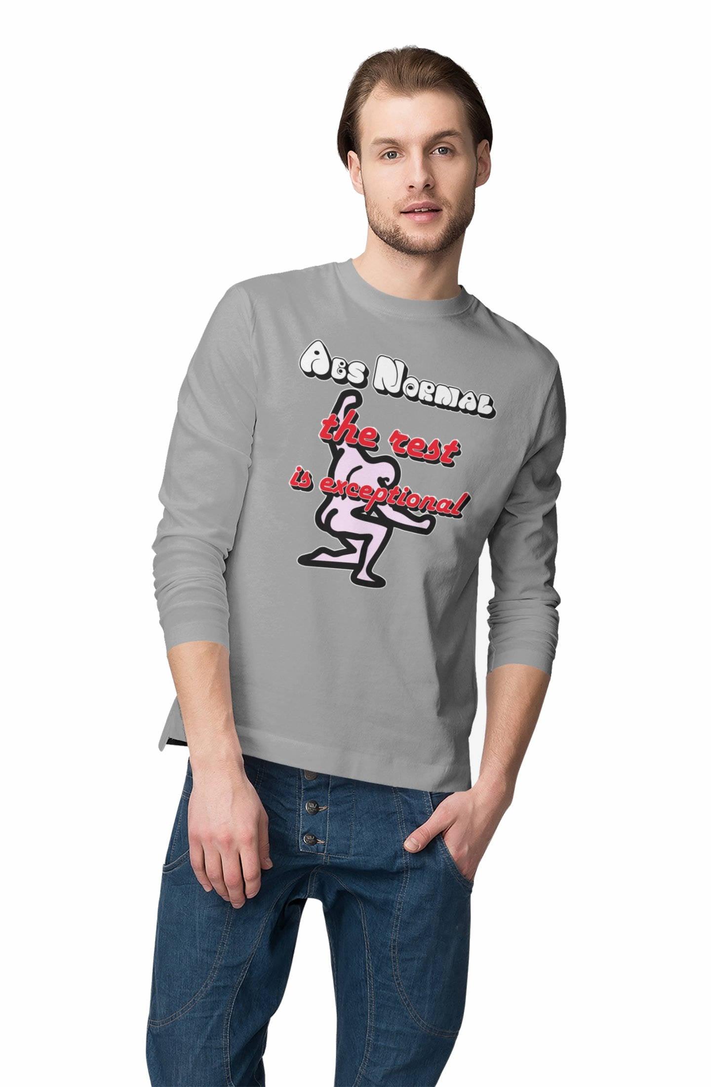 Abs Normal The Rest Is Exceptional - Long-Sleeve Tee - Witty Twisters Fashions