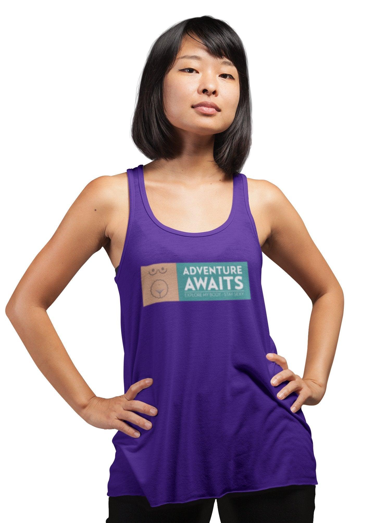 Adventure Awaits Explore My Body Stay Sexy - Women's Tank Top - Witty Twisters Fashions