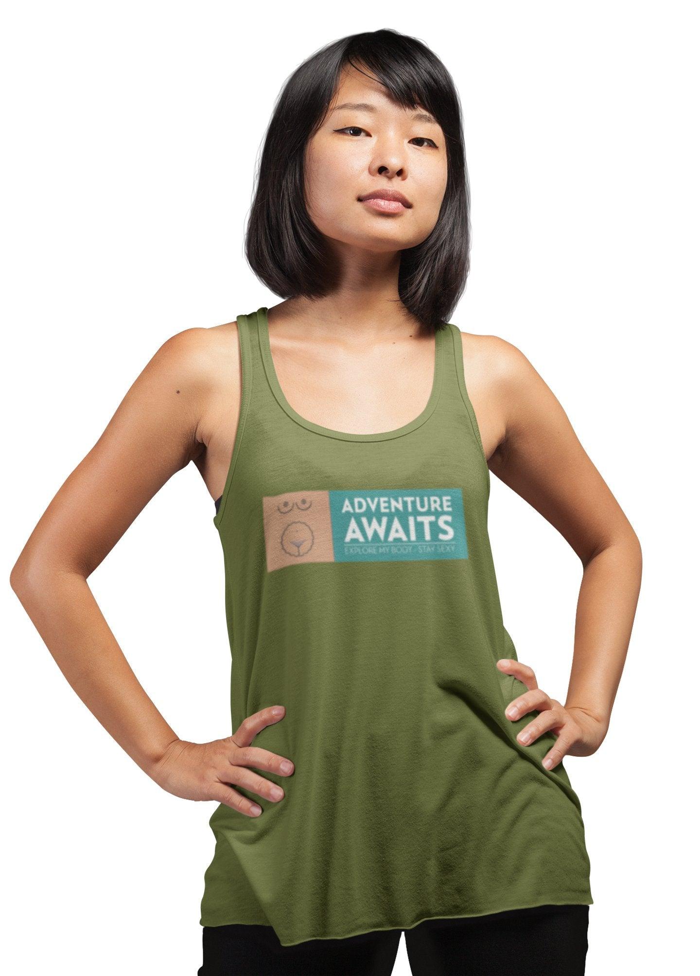 Adventure Awaits Explore My Body Stay Sexy - Women's Tank Top - Witty Twisters Fashions