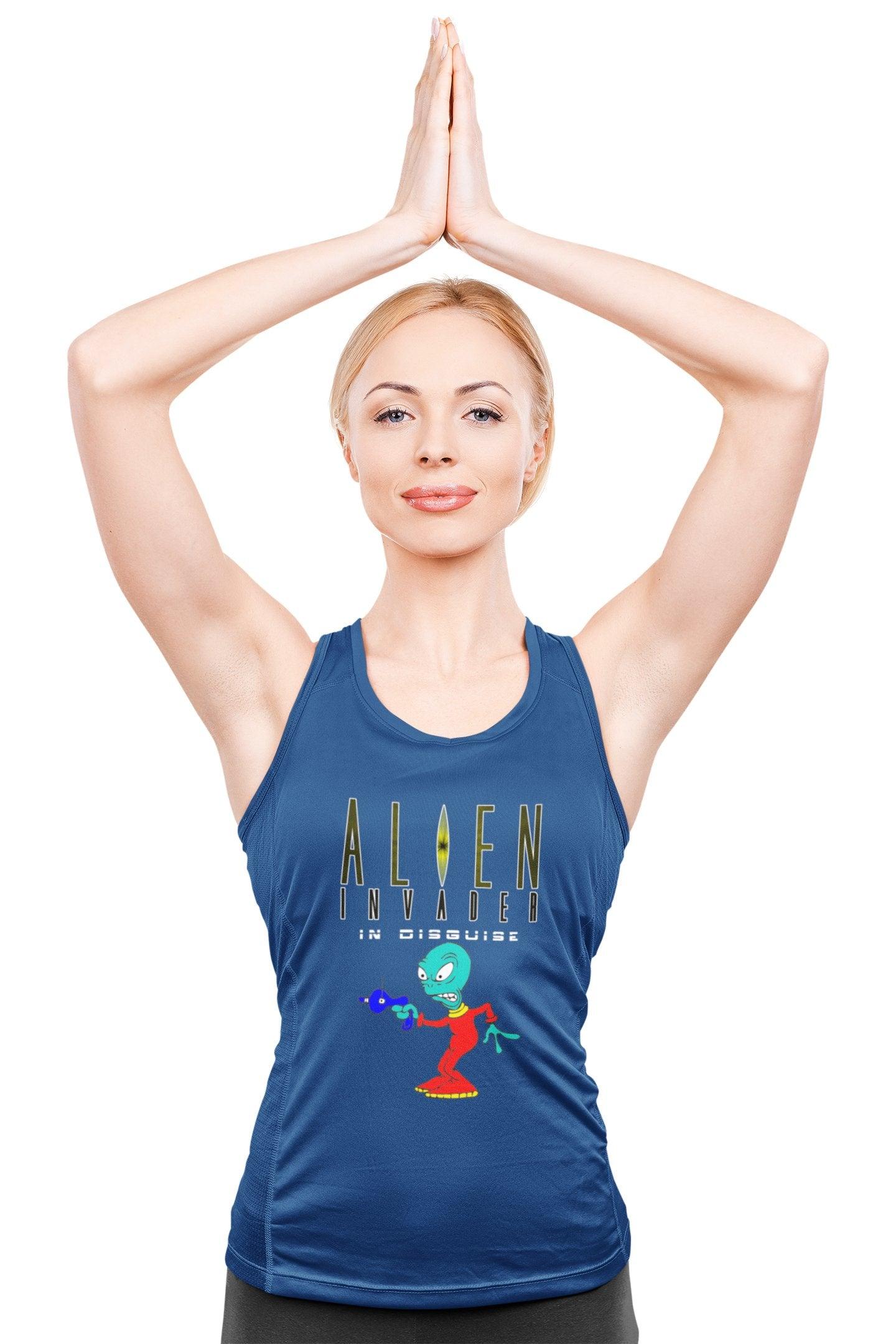 Alien Invader In Disguise - Tank Top - Witty Twisters Fashions