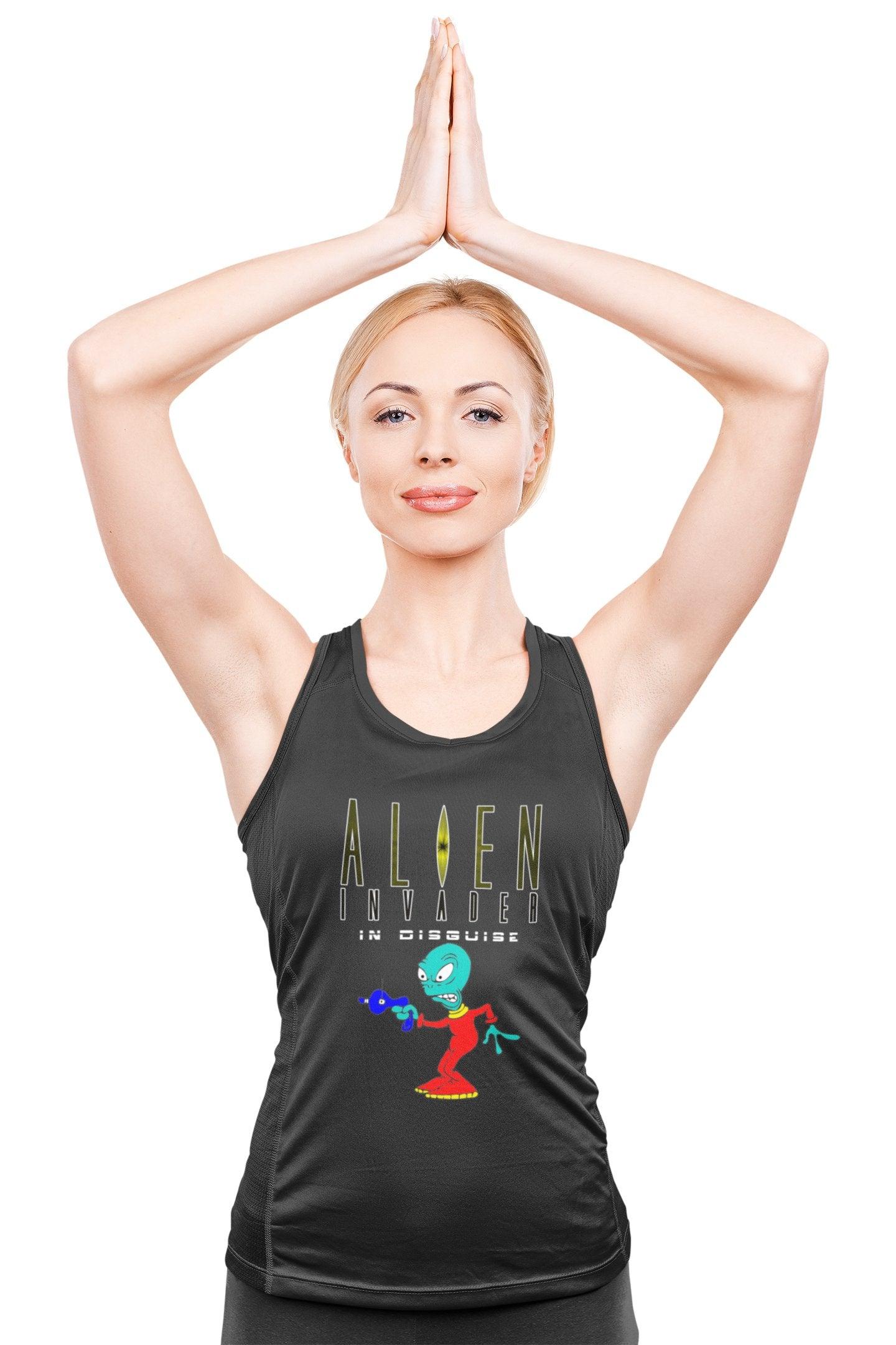 Alien Invader In Disguise - Tank Top - Witty Twisters Fashions