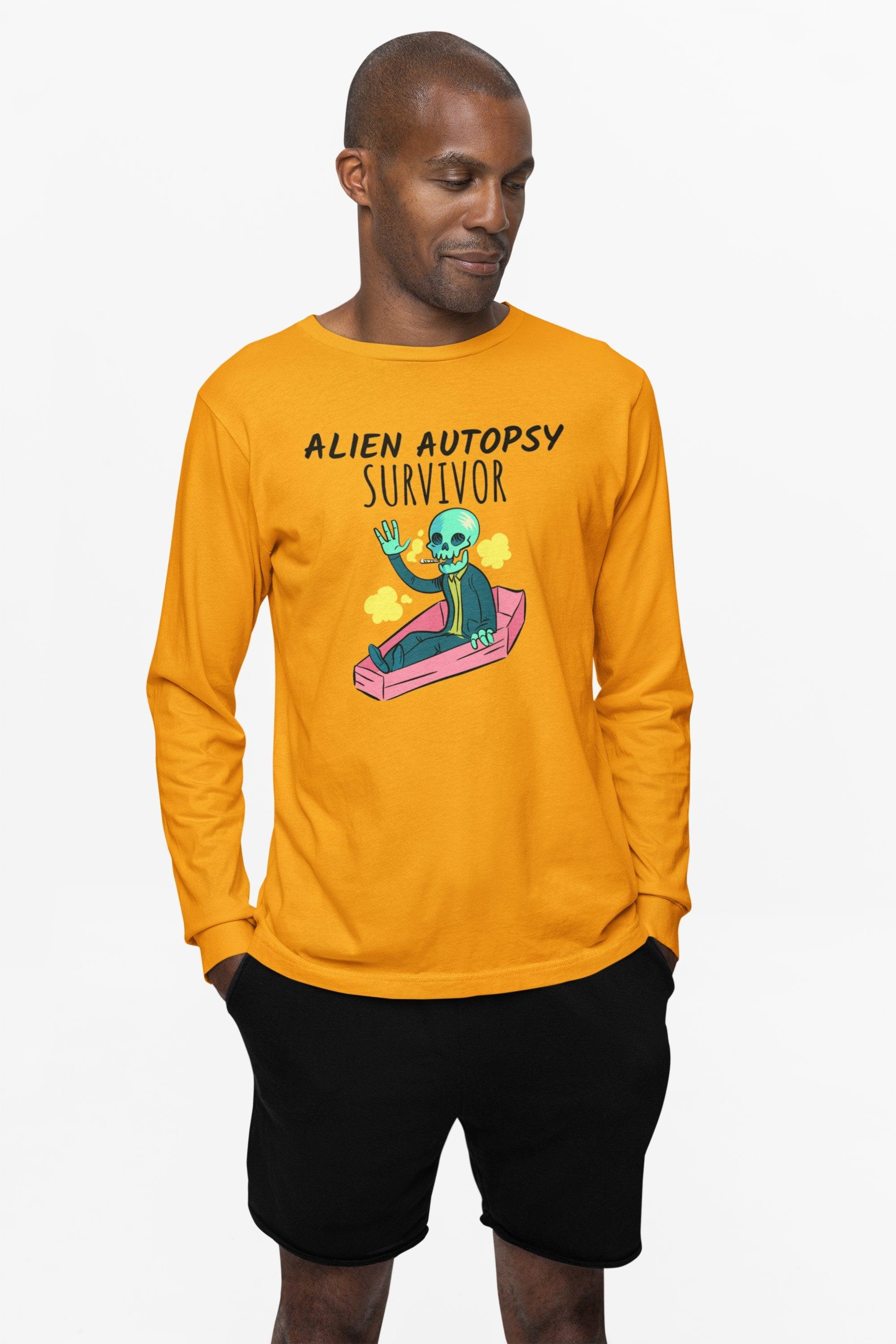 Alien Autopsy Survivor - Long-Sleeve Tee - Witty Twisters Fashions