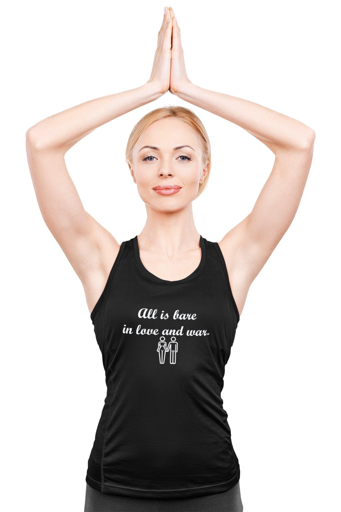 All Is Bare In Love And War - Tank Top - Witty Twisters Fashions