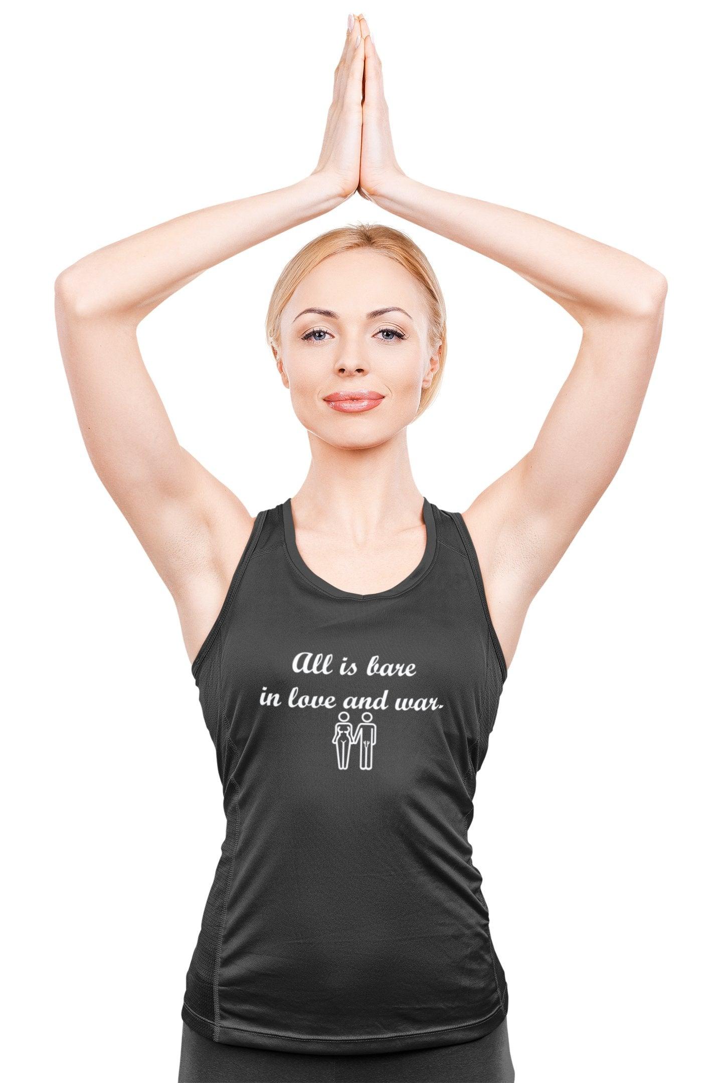 All Is Bare In Love And War - Tank Top - Witty Twisters Fashions