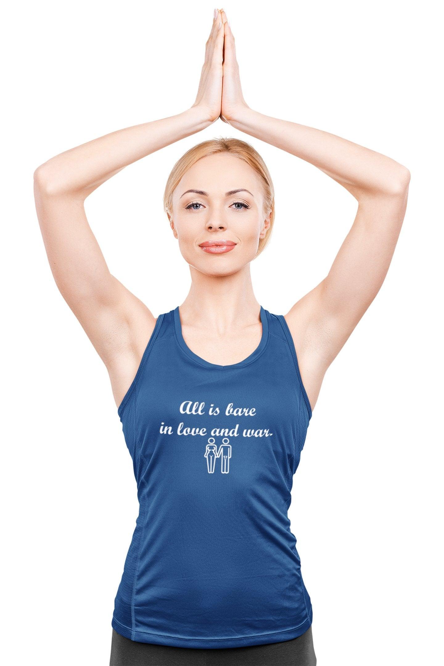 All Is Bare In Love And War - Tank Top - Witty Twisters Fashions