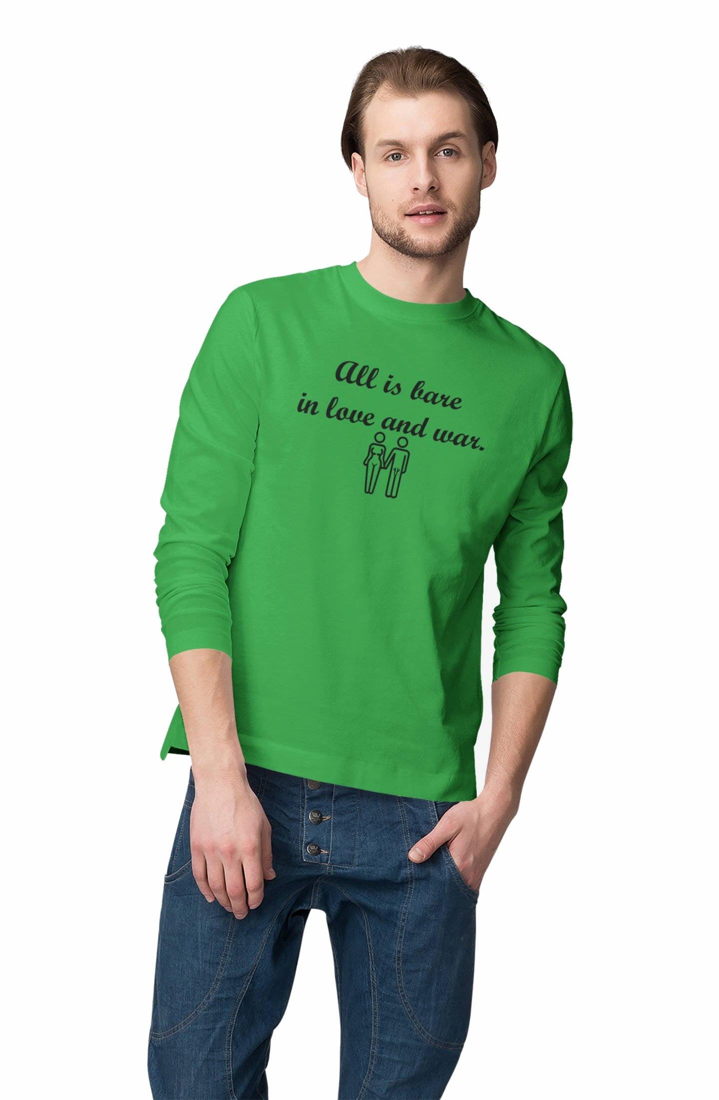 All Is Bare In Love And War - Long-Sleeve Tee - Witty Twisters Fashions