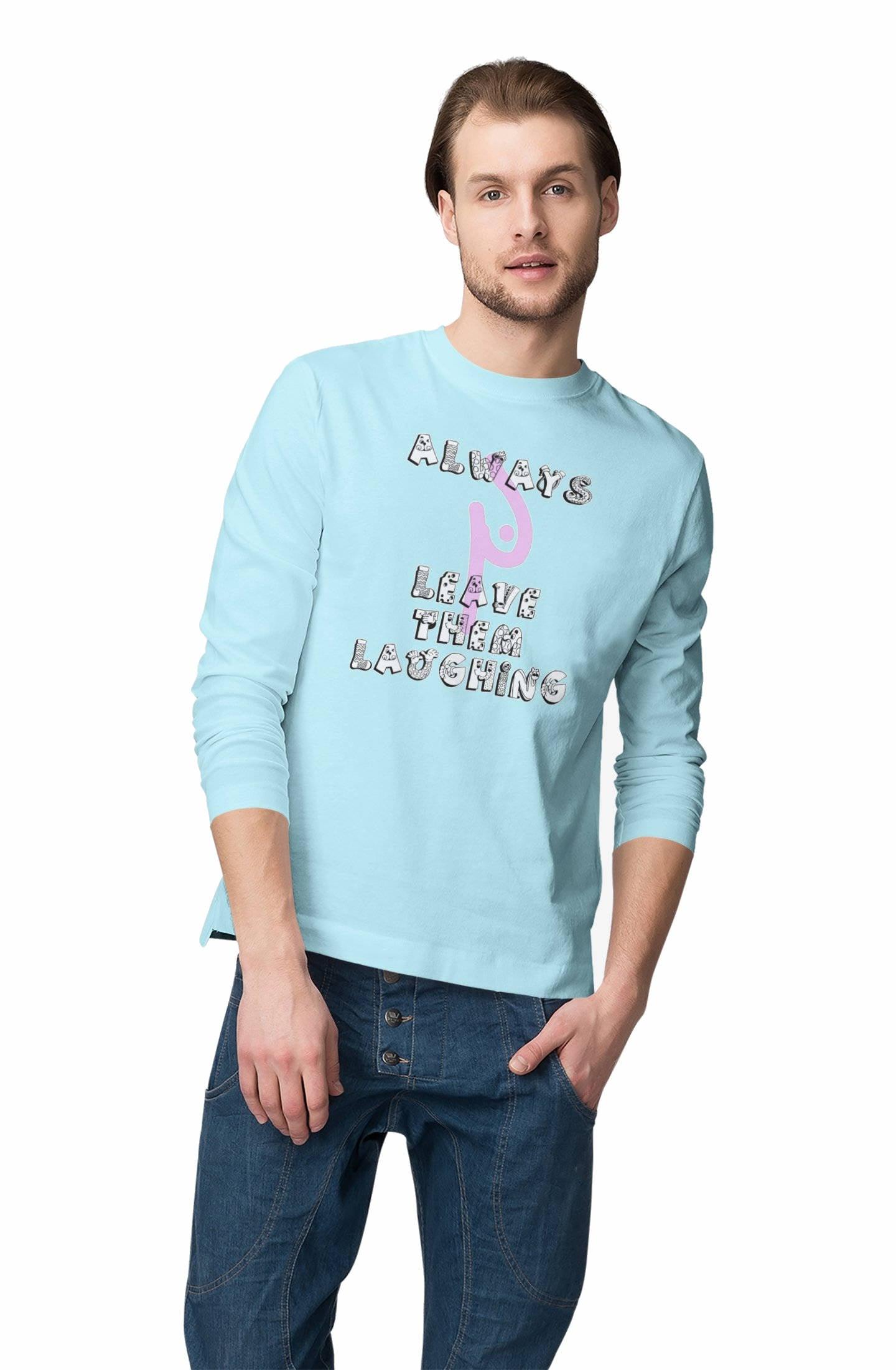 Always Leave Them Laughing - Long-Sleeve Tee - Witty Twisters Fashions