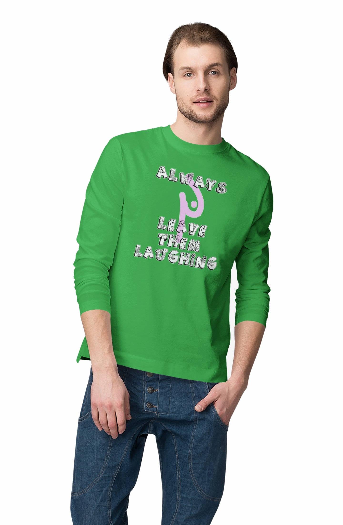 Always Leave Them Laughing - Long-Sleeve Tee - Witty Twisters Fashions