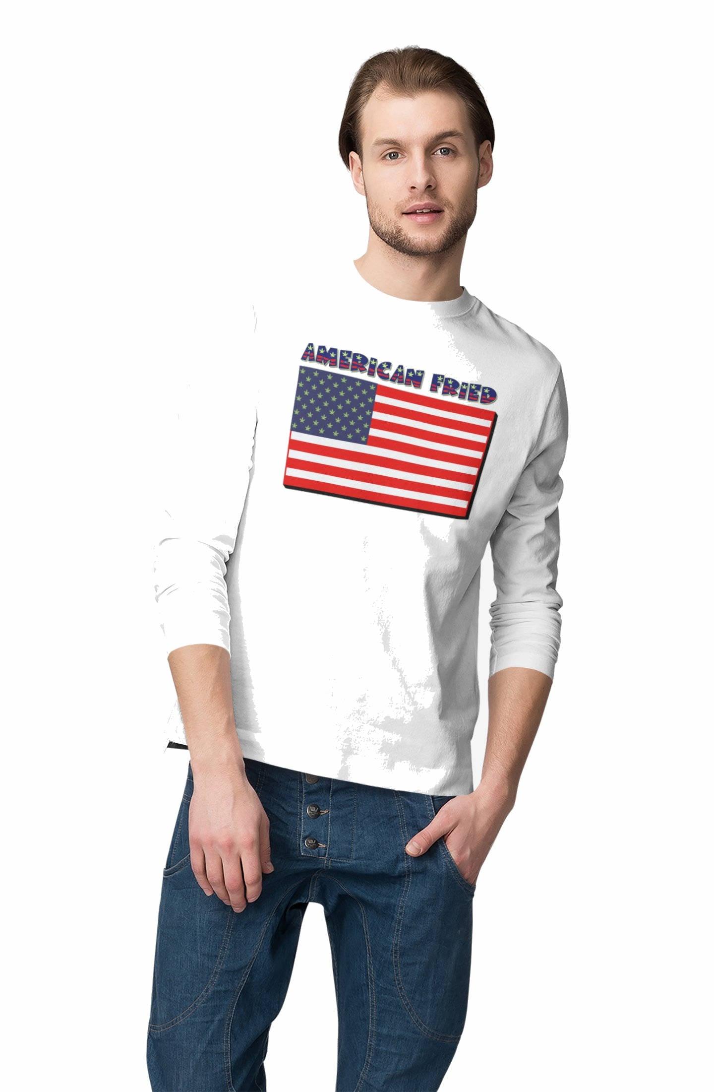 American Fried - Long-Sleeve Tee - Witty Twisters Fashions