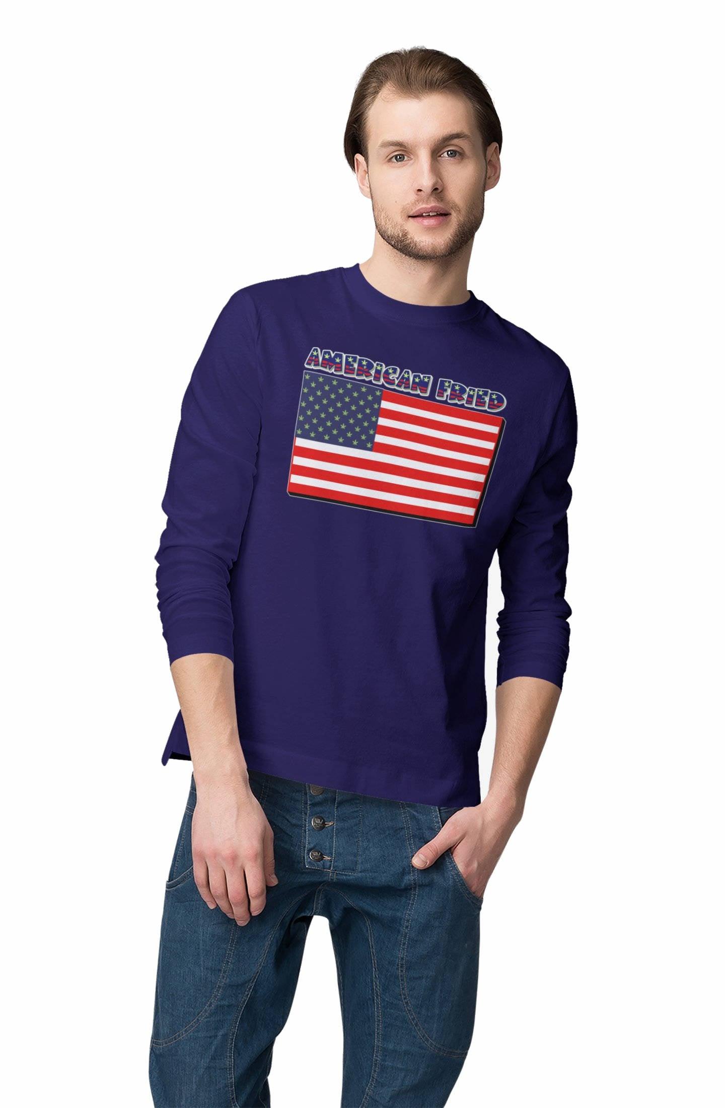 American Fried - Long-Sleeve Tee - Witty Twisters Fashions