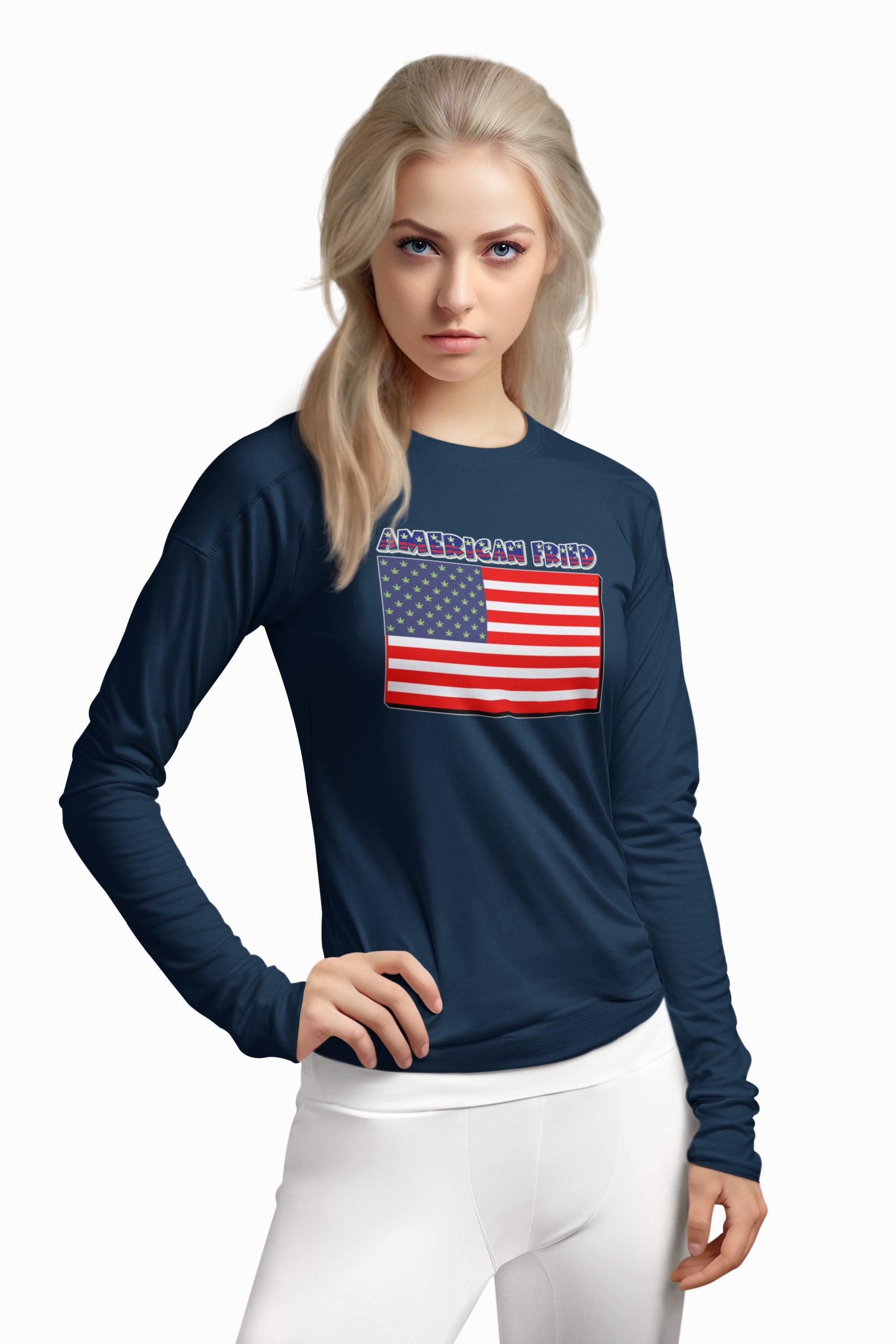 American Fried - Long-Sleeve Tee - Witty Twisters Fashions