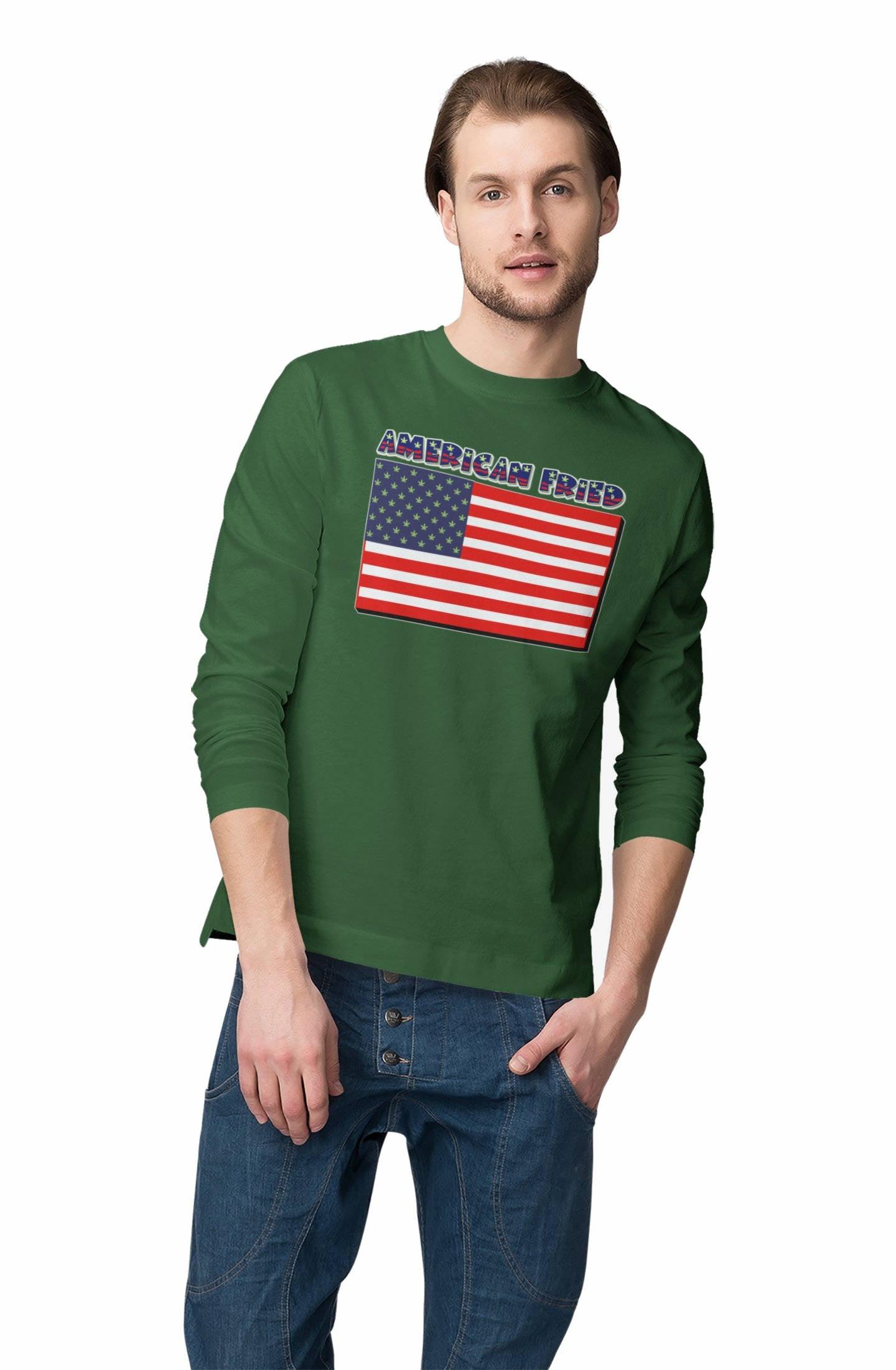 American Fried - Long-Sleeve Tee - Witty Twisters Fashions