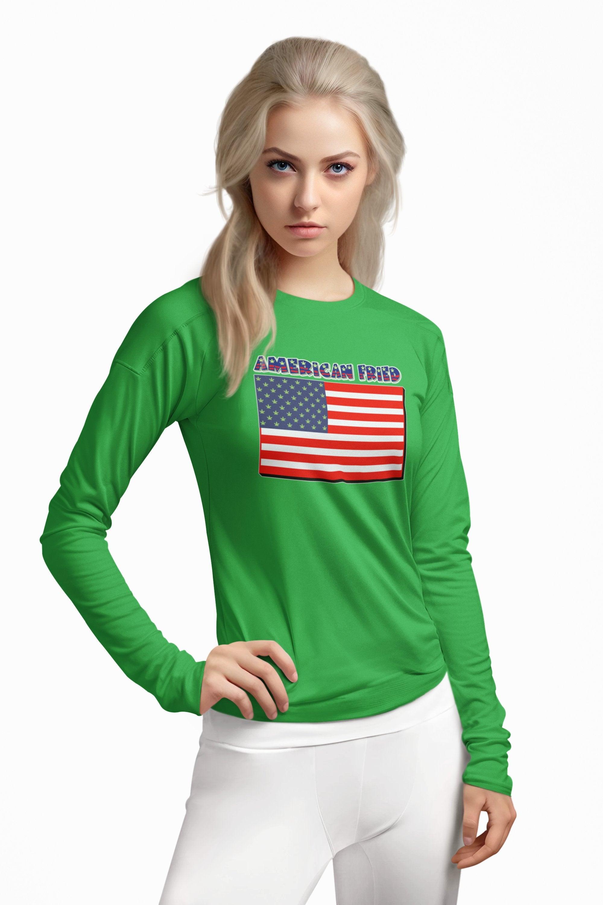 American Fried - Long-Sleeve Tee - Witty Twisters Fashions