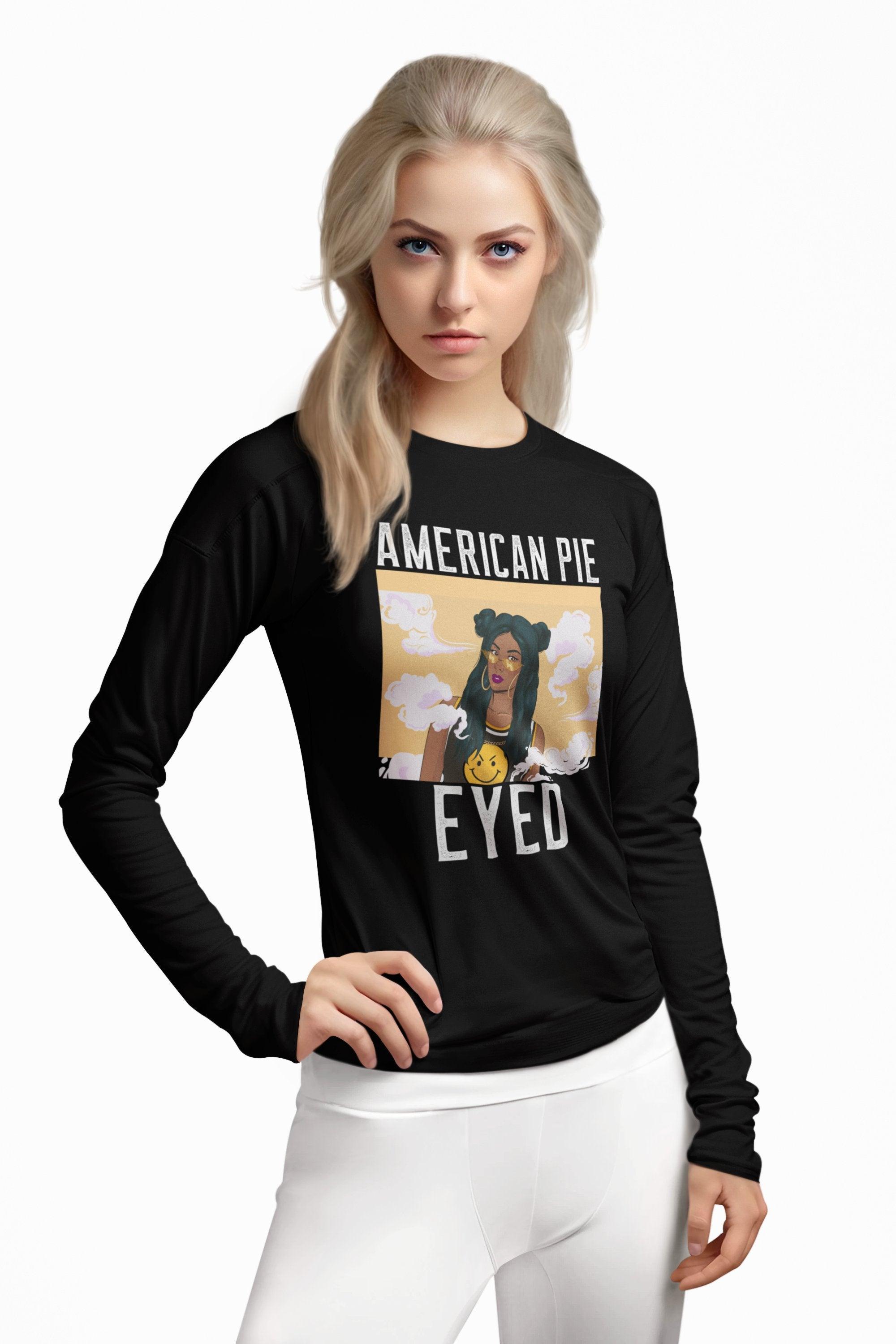 American Pie Eyed - Long-Sleeve Tee - Witty Twisters Fashions