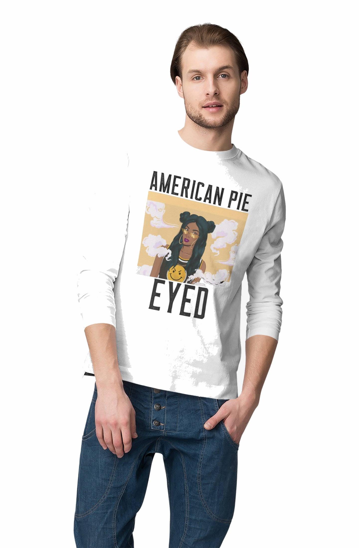 American Pie Eyed - Long-Sleeve Tee - Witty Twisters Fashions