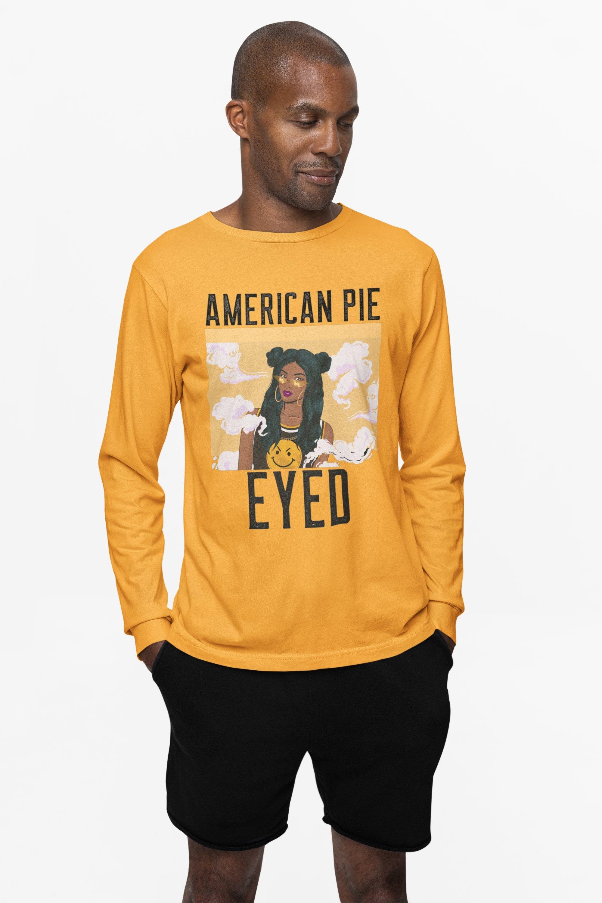 American Pie Eyed - Long-Sleeve Tee - Witty Twisters Fashions