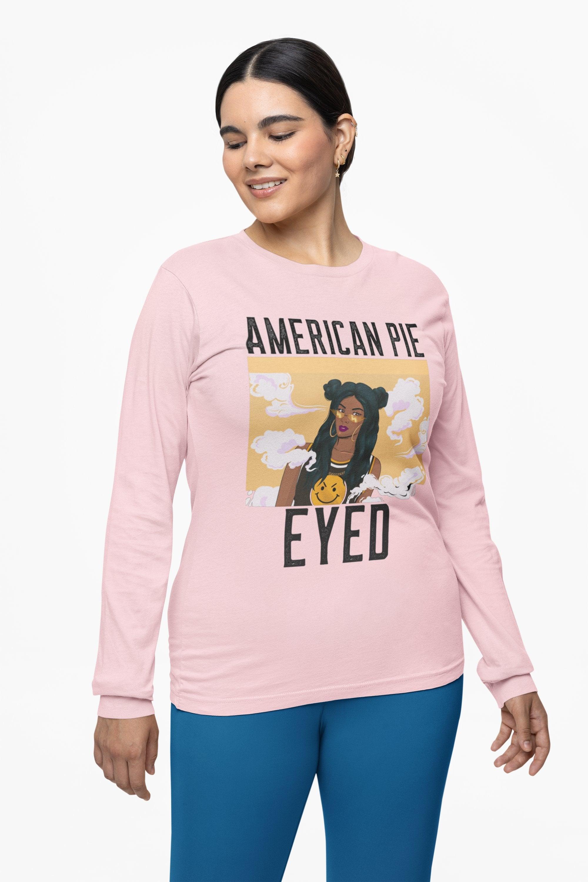 American Pie Eyed - Long-Sleeve Tee - Witty Twisters Fashions