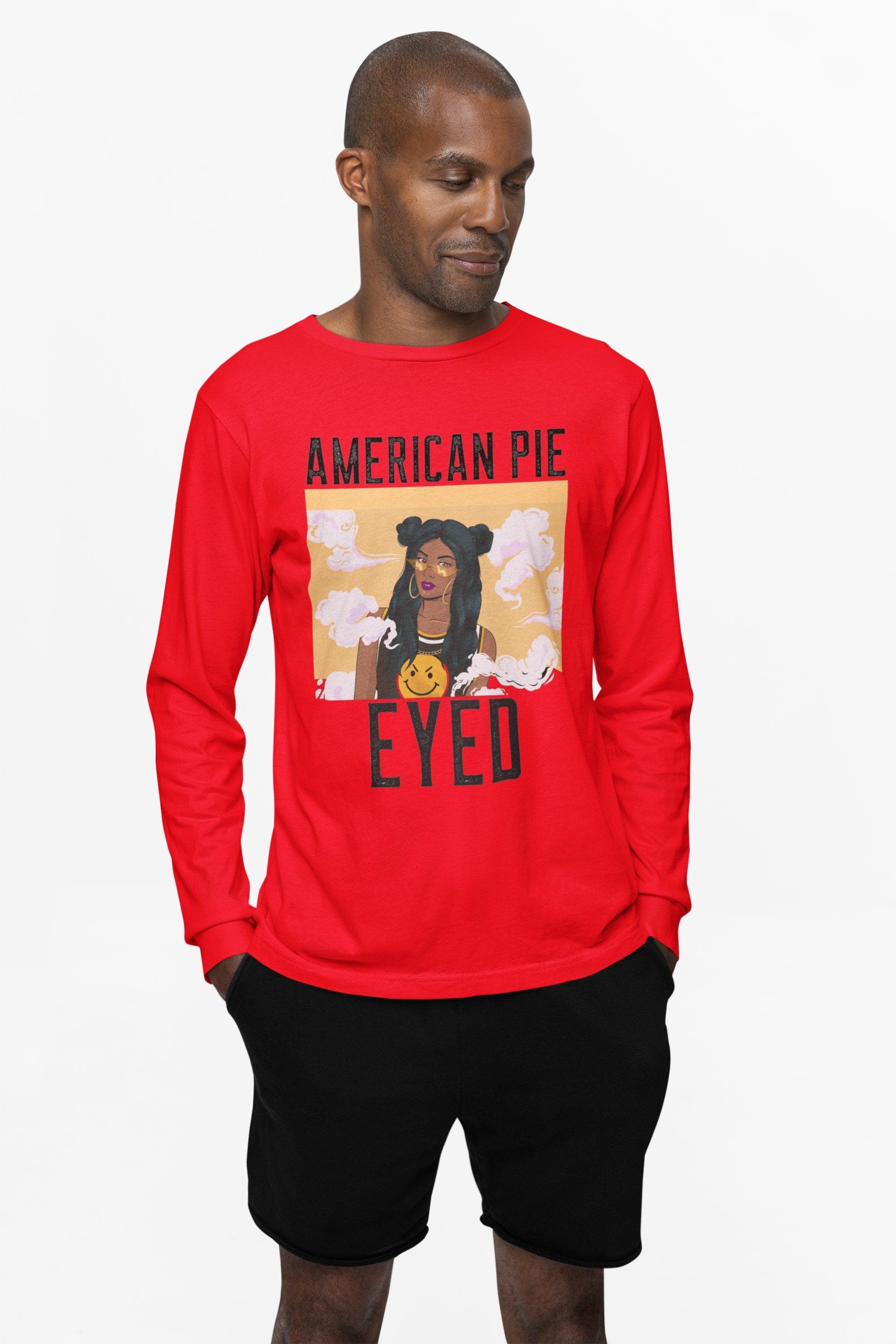 American Pie Eyed - Long-Sleeve Tee - Witty Twisters Fashions