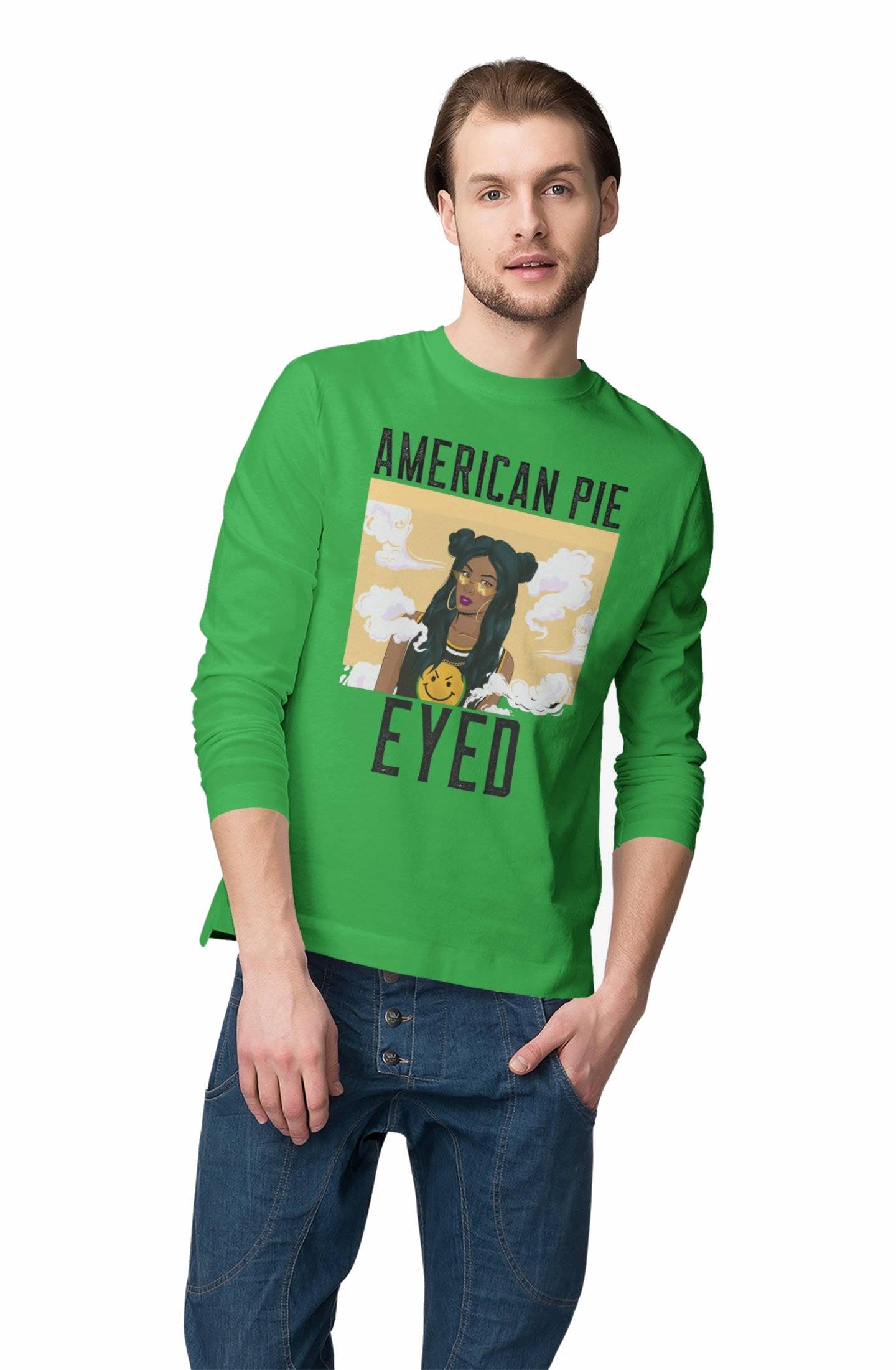 American Pie Eyed - Long-Sleeve Tee - Witty Twisters Fashions