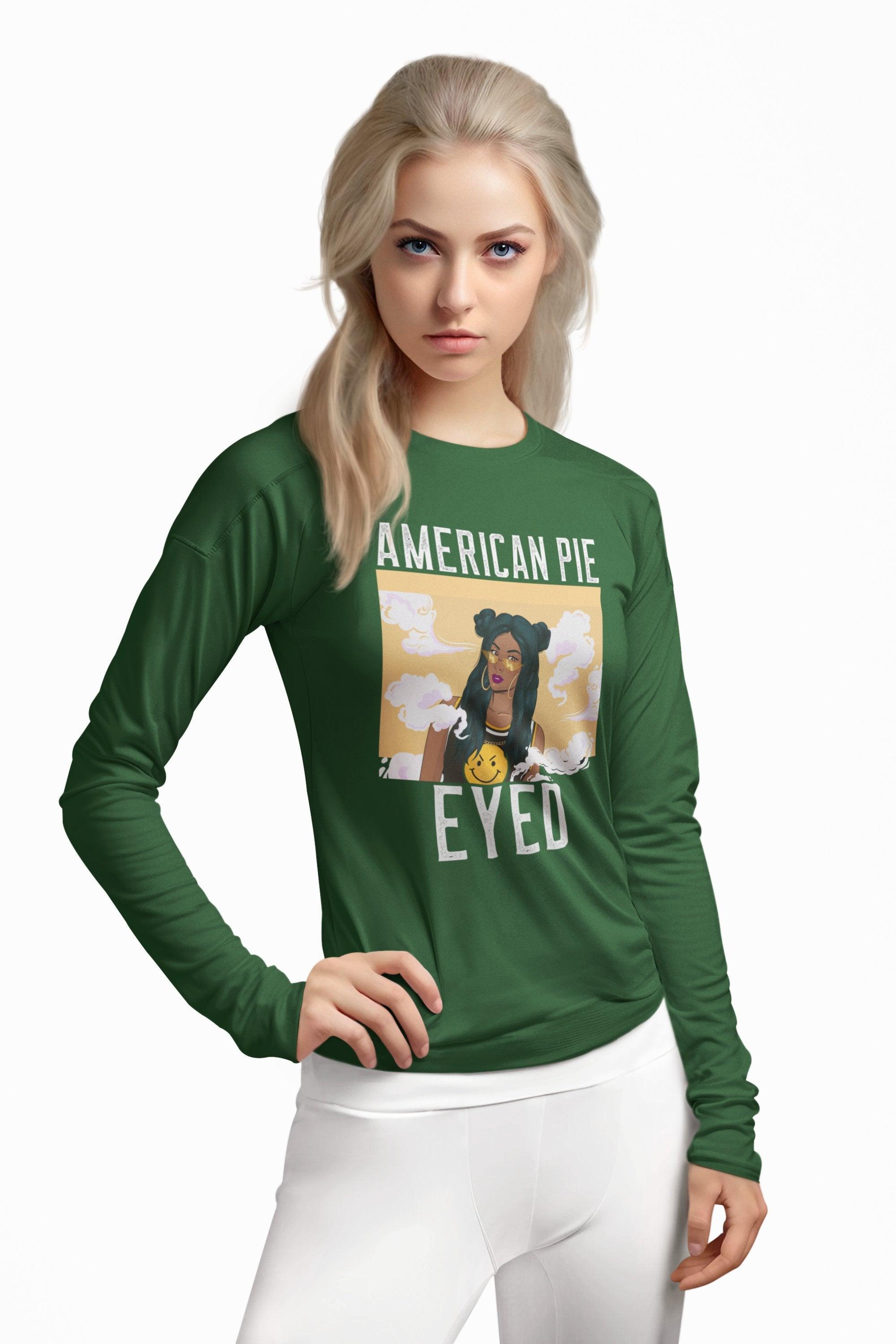 American Pie Eyed - Long-Sleeve Tee - Witty Twisters Fashions