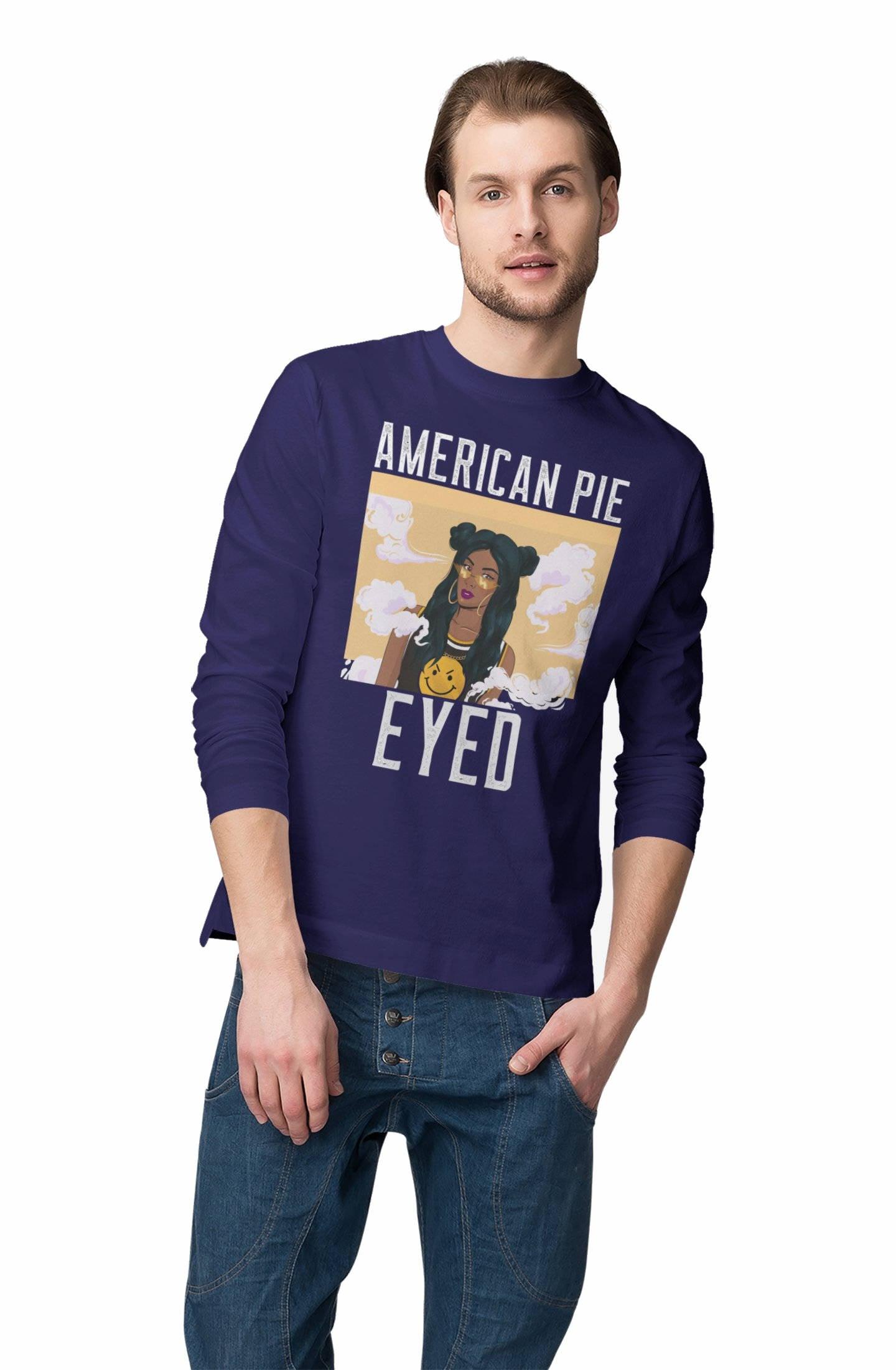 American Pie Eyed - Long-Sleeve Tee - Witty Twisters Fashions