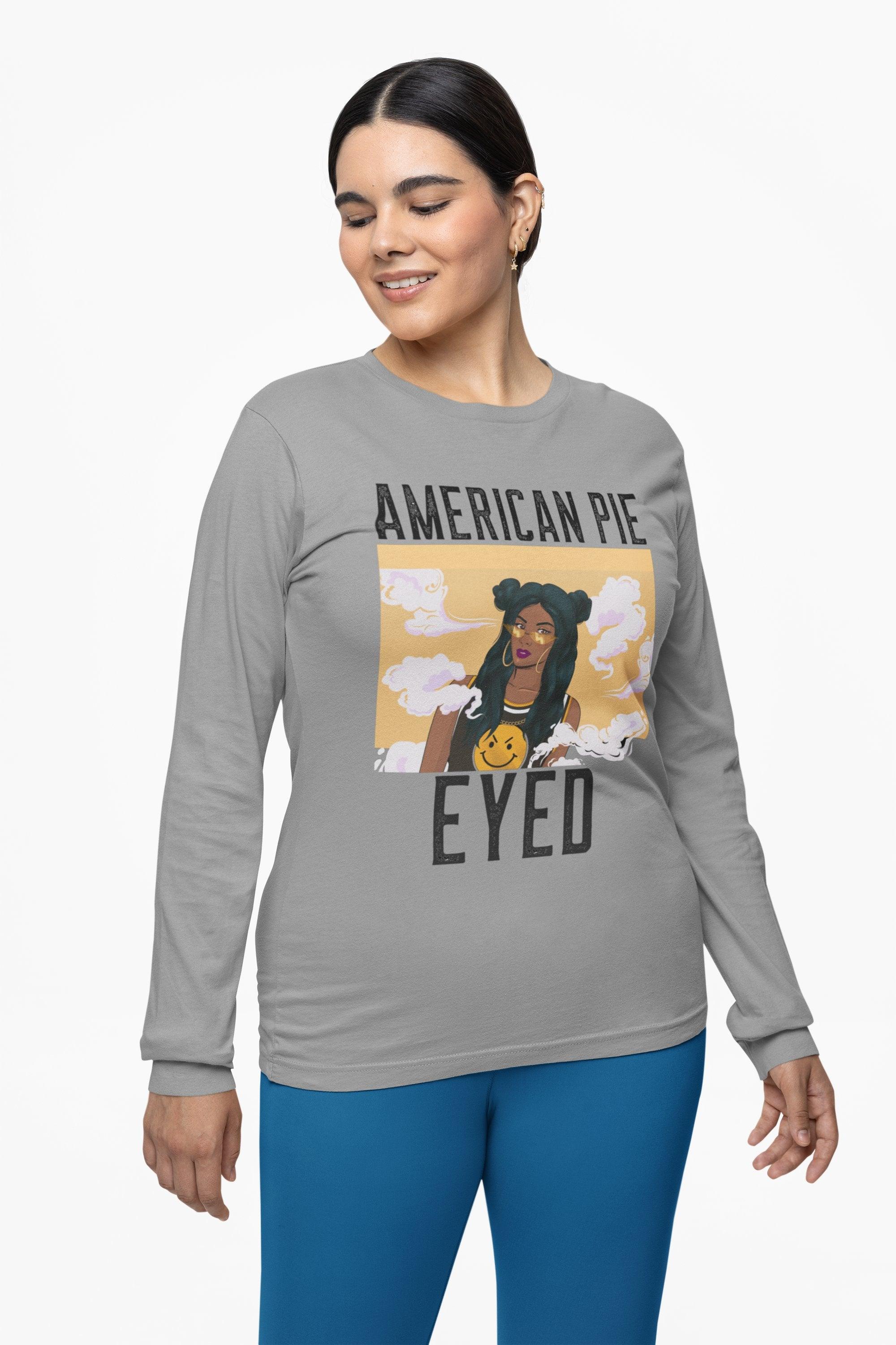 American Pie Eyed - Long-Sleeve Tee - Witty Twisters Fashions