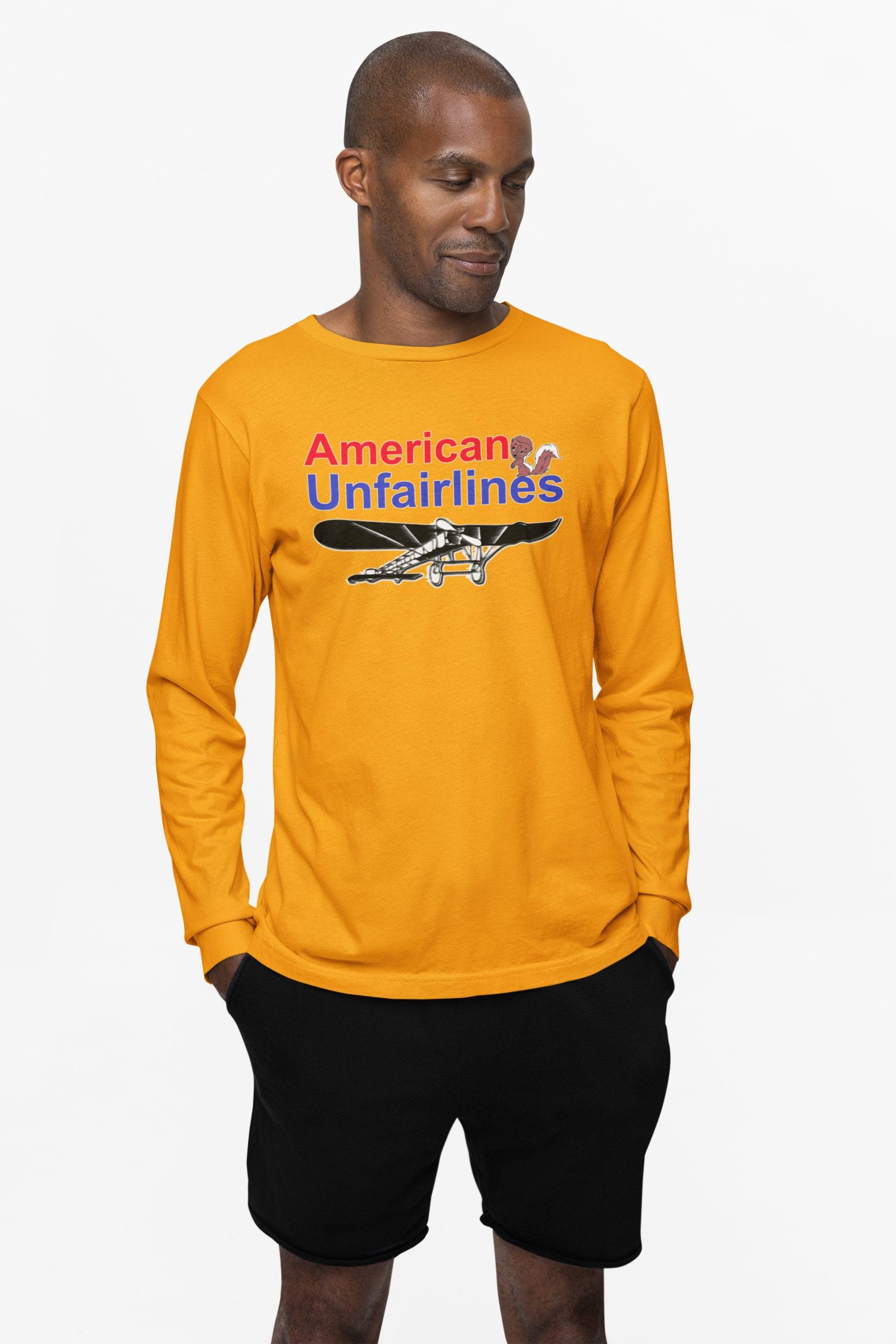 American Unfairlines - Long-Sleeve Tee - Witty Twisters Fashions