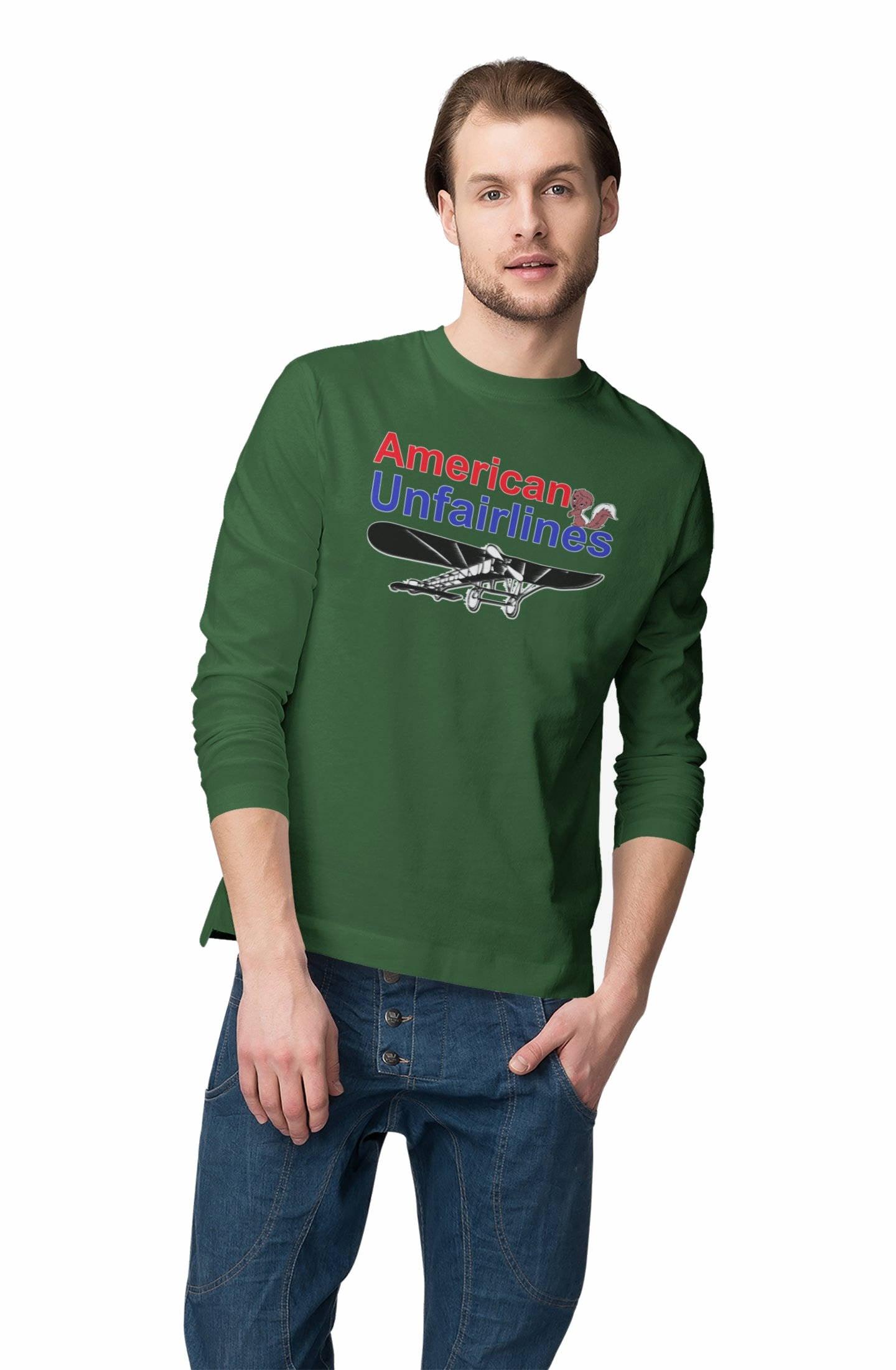 American Unfairlines - Long-Sleeve Tee - Witty Twisters Fashions