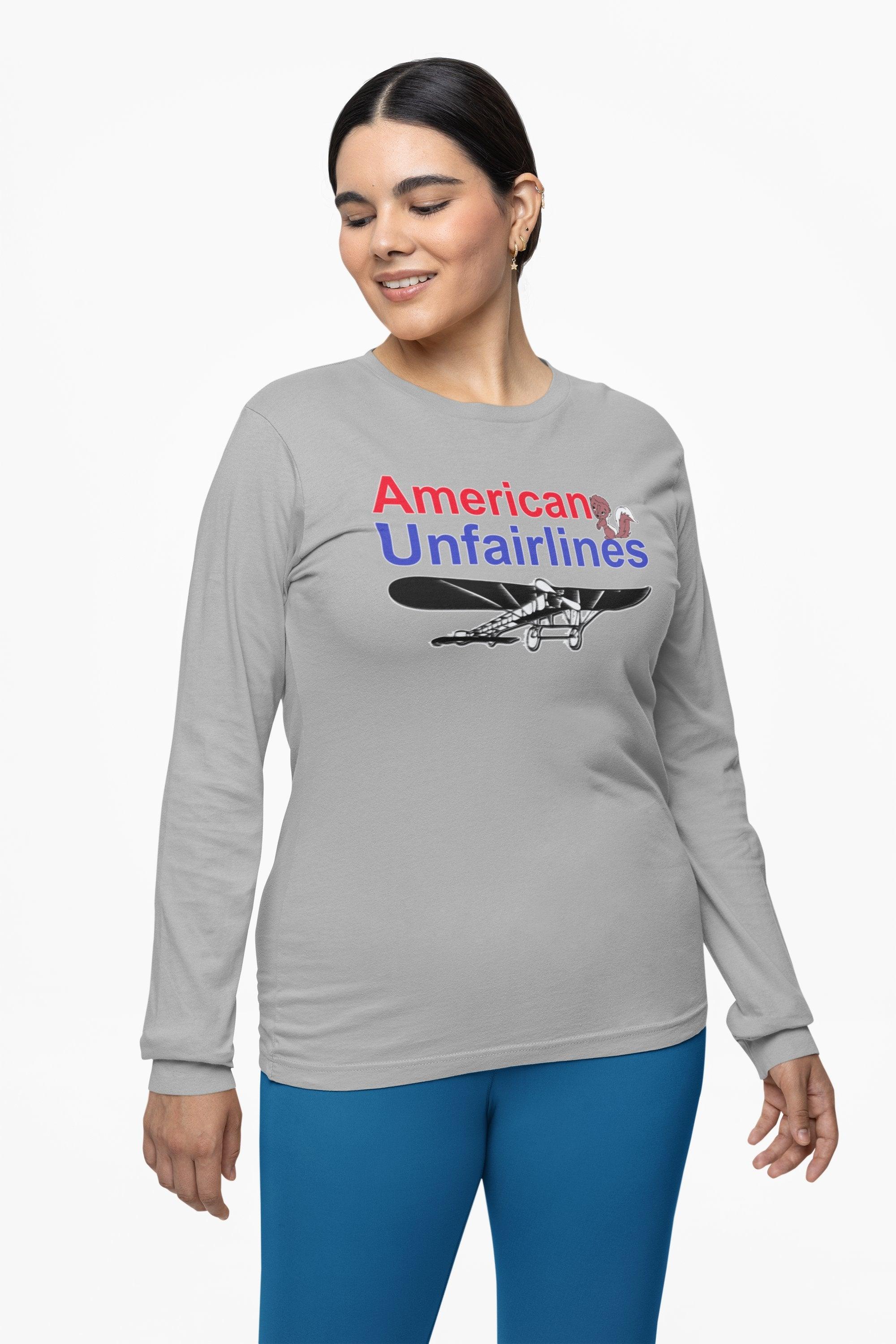 American Unfairlines - Long-Sleeve Tee - Witty Twisters Fashions